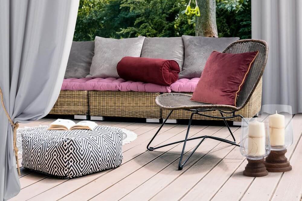 jak ozdobić taras na lato