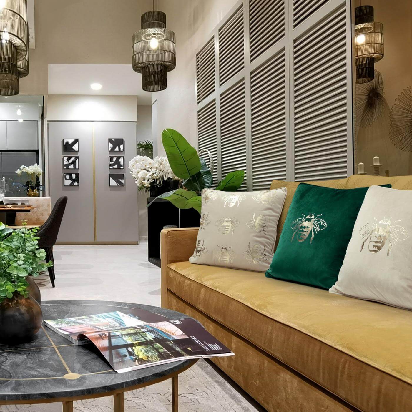 kolor musztardowy z czym łączyć