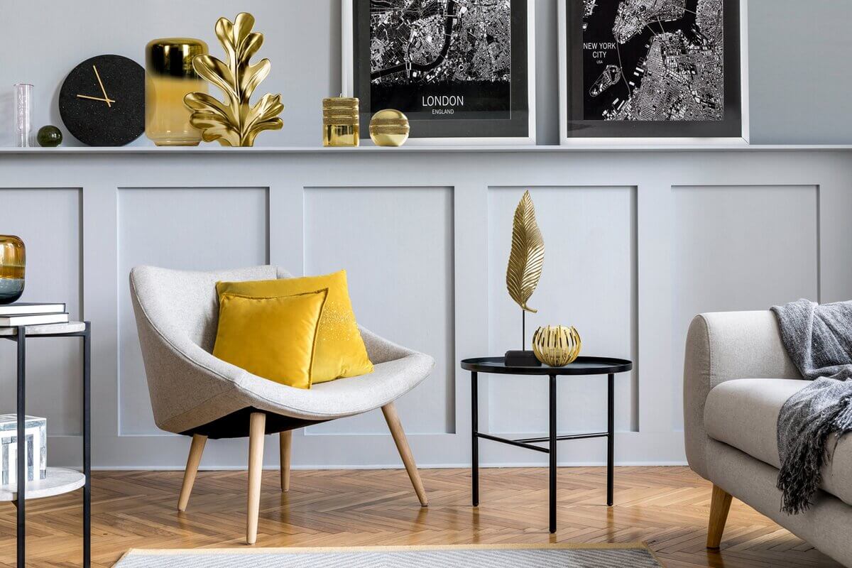 jaki fotel do szarej kanapy