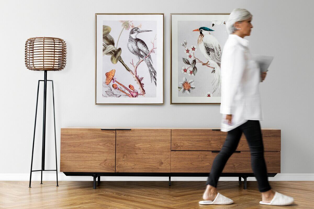 salon w stylu tradycyjnym