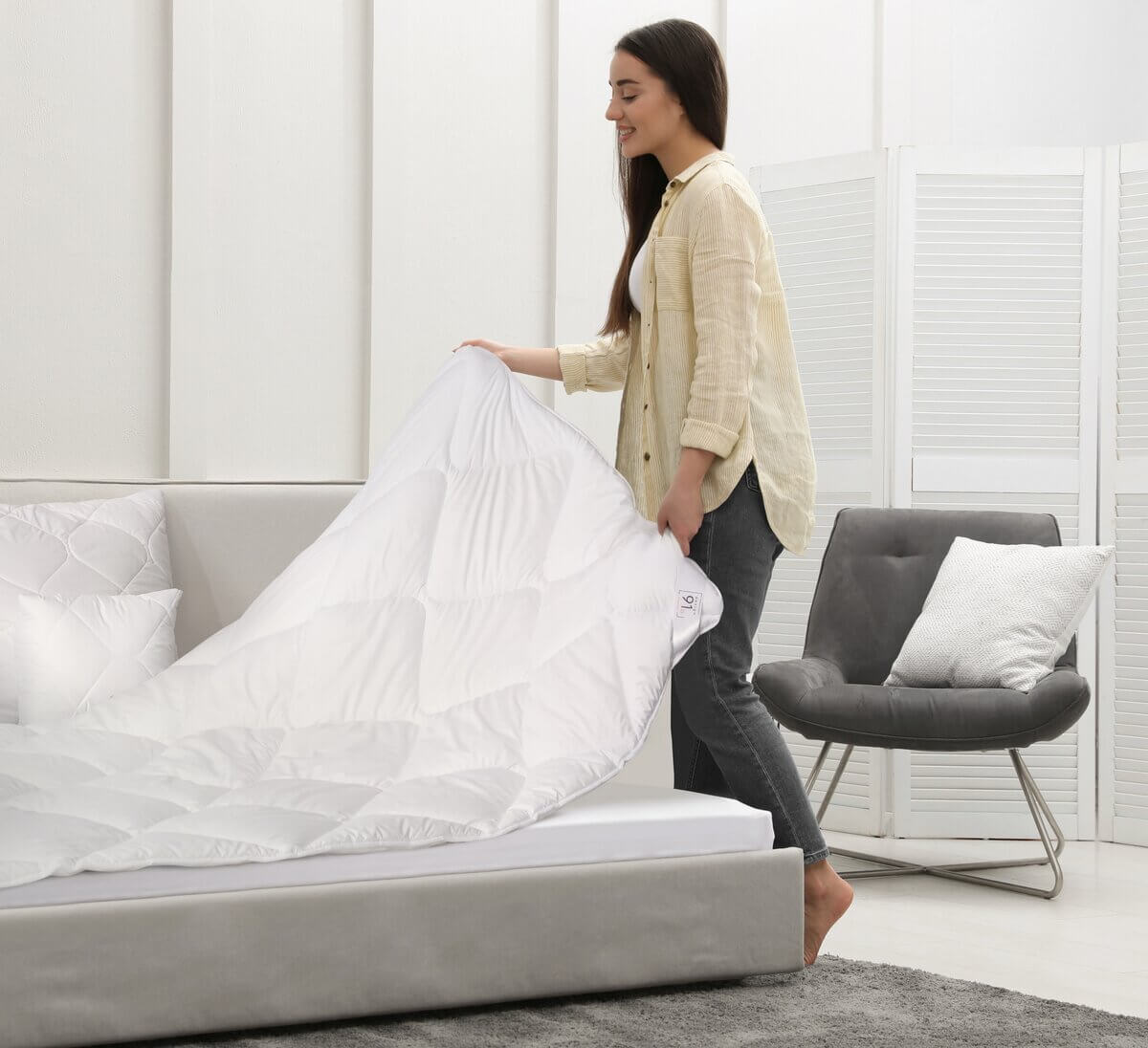 jak założyć pościel na kołdrę