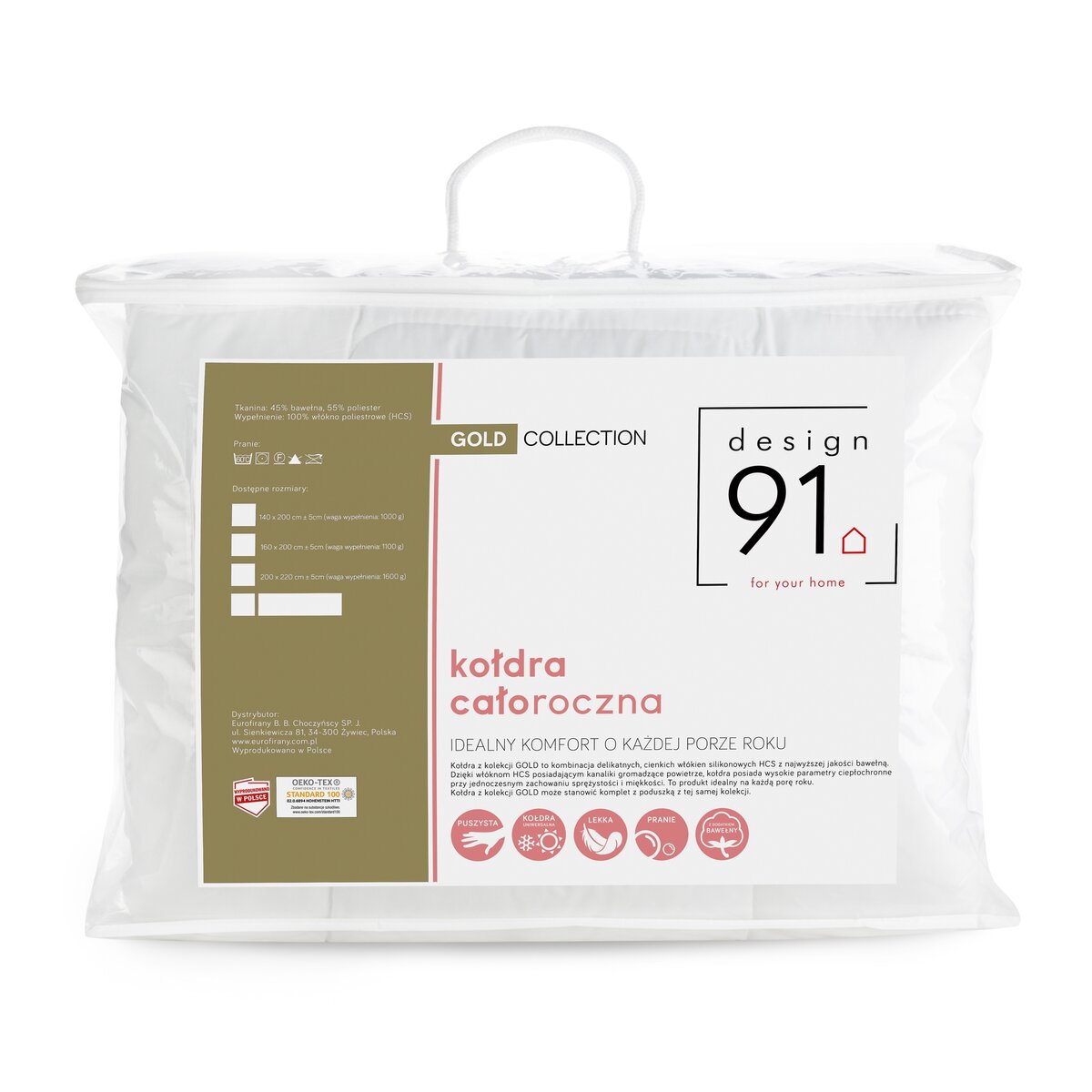 jaka kołdra na łóżko 180x200