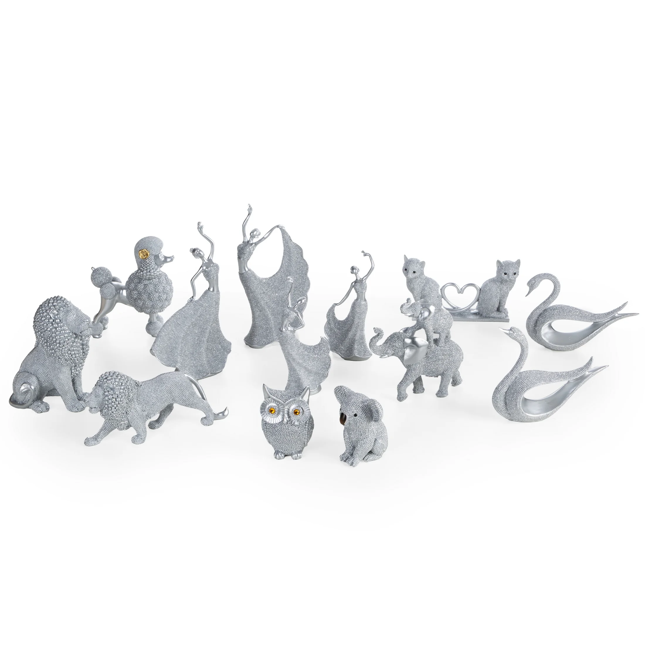 Figurka srebrna Koala o drobnym strukturalnym wzorze ELDO 1