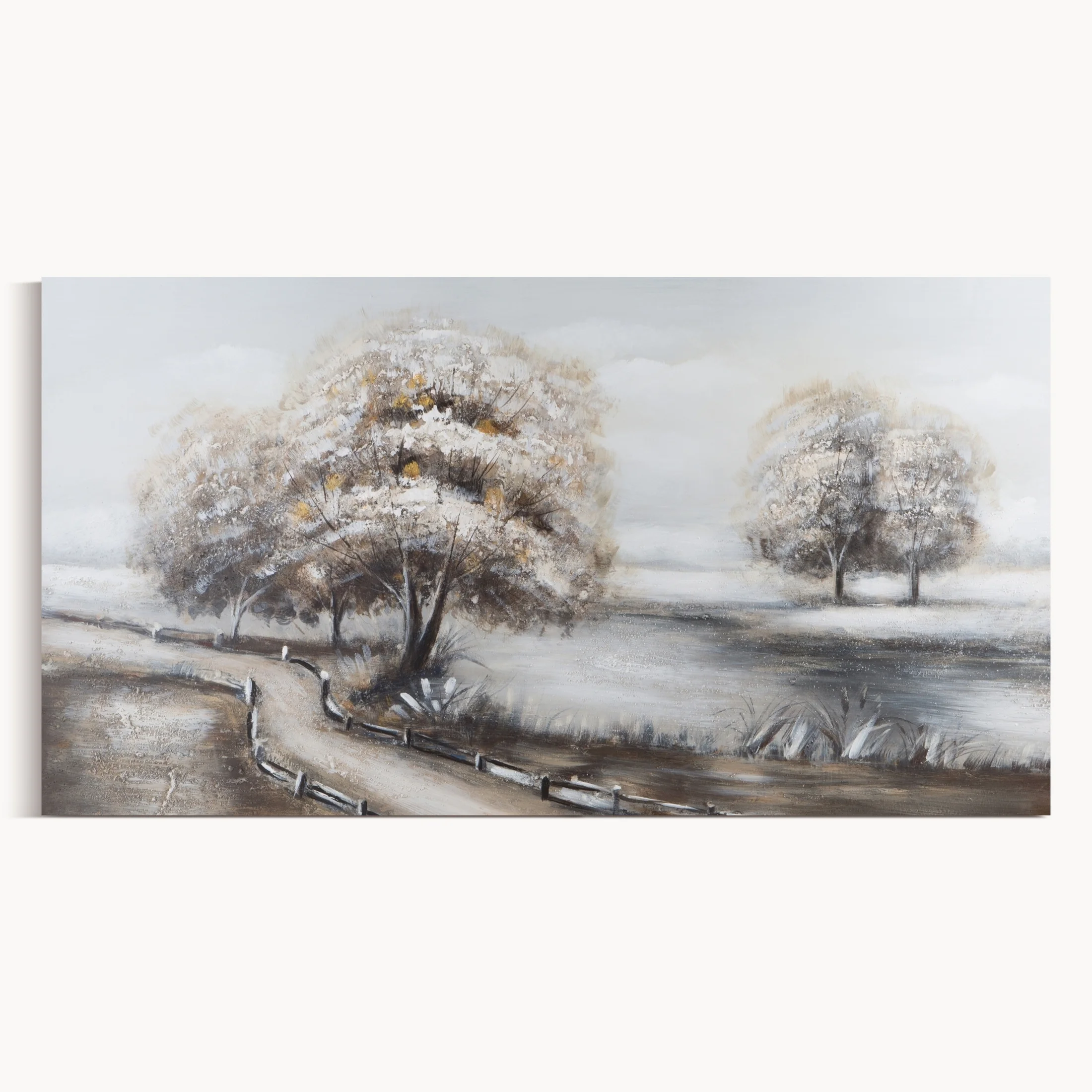 Obraz CALM 2 ręcznie malowany na płótnie pejzaż z drogą | eurofirany