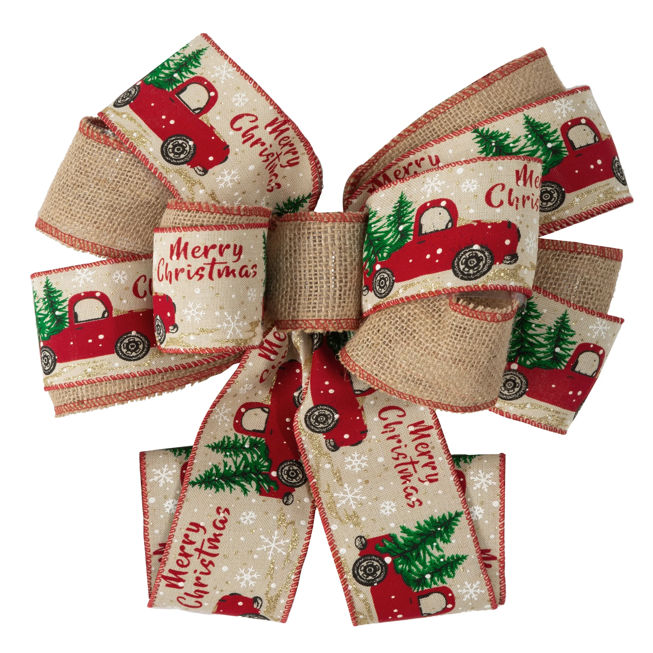 Świąteczna KOKARDA w stylu eko |