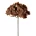 Kwiat sztuczny koper polny ceglasty 60 cm