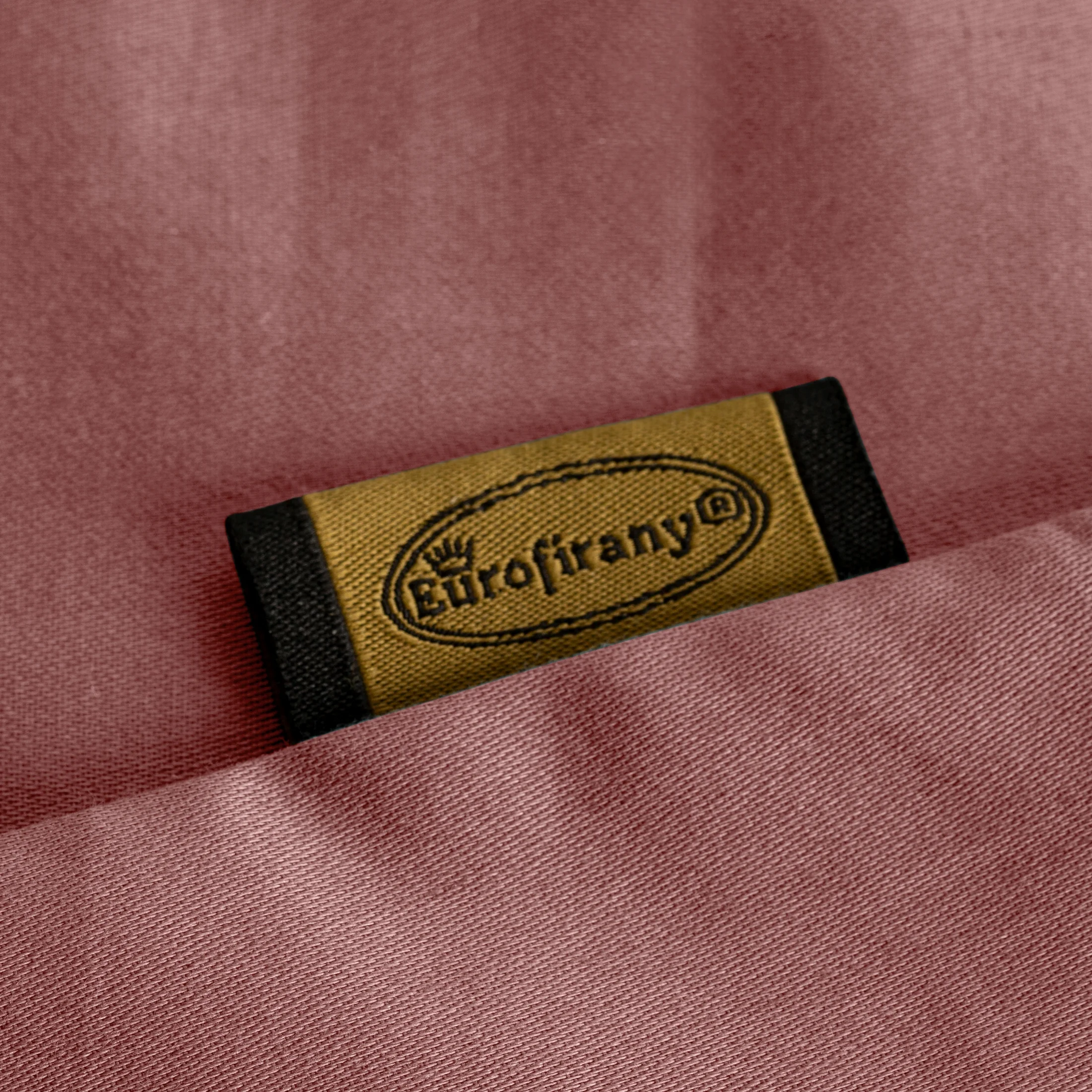 Poszewka na poduszkę 40x40 cm z satyny bawełnianej kolor marsala NOVA