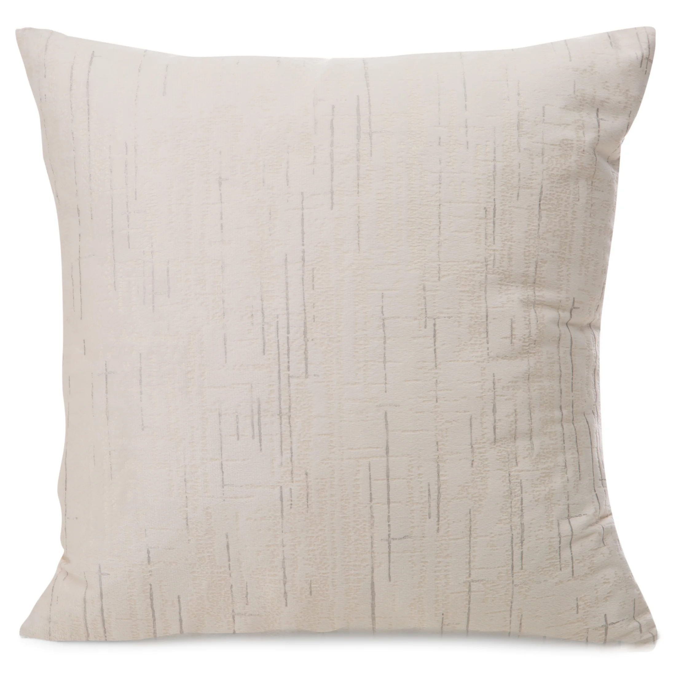 Poszewka na poduszkę 40x40 cm welwetowa kolor kremowy z efektem cieniowania MARSALA | eurofirany