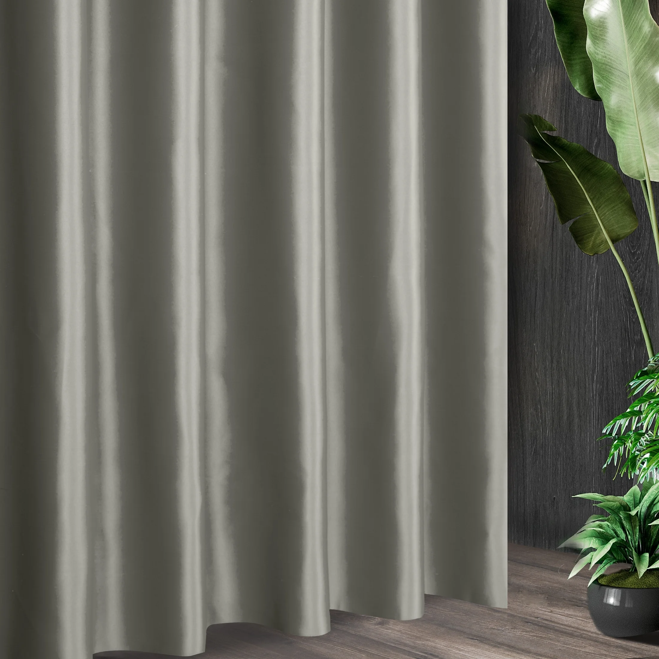 Tkanina zasłonowa zaciemniająca typu dimout jednokolorowa