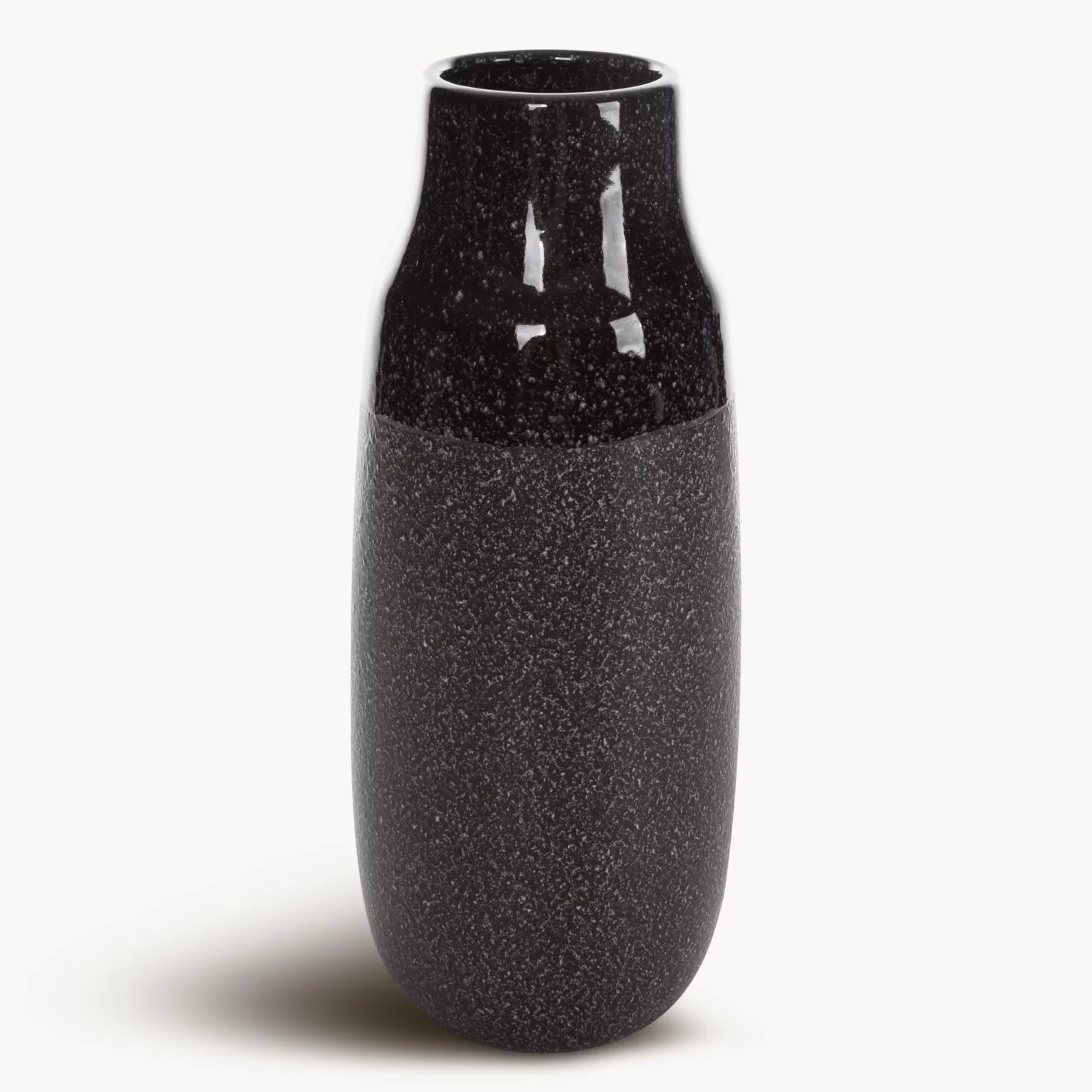 Wazon ceramiczny stalowy dekoracyjny średnica 15x36 cm MANDI