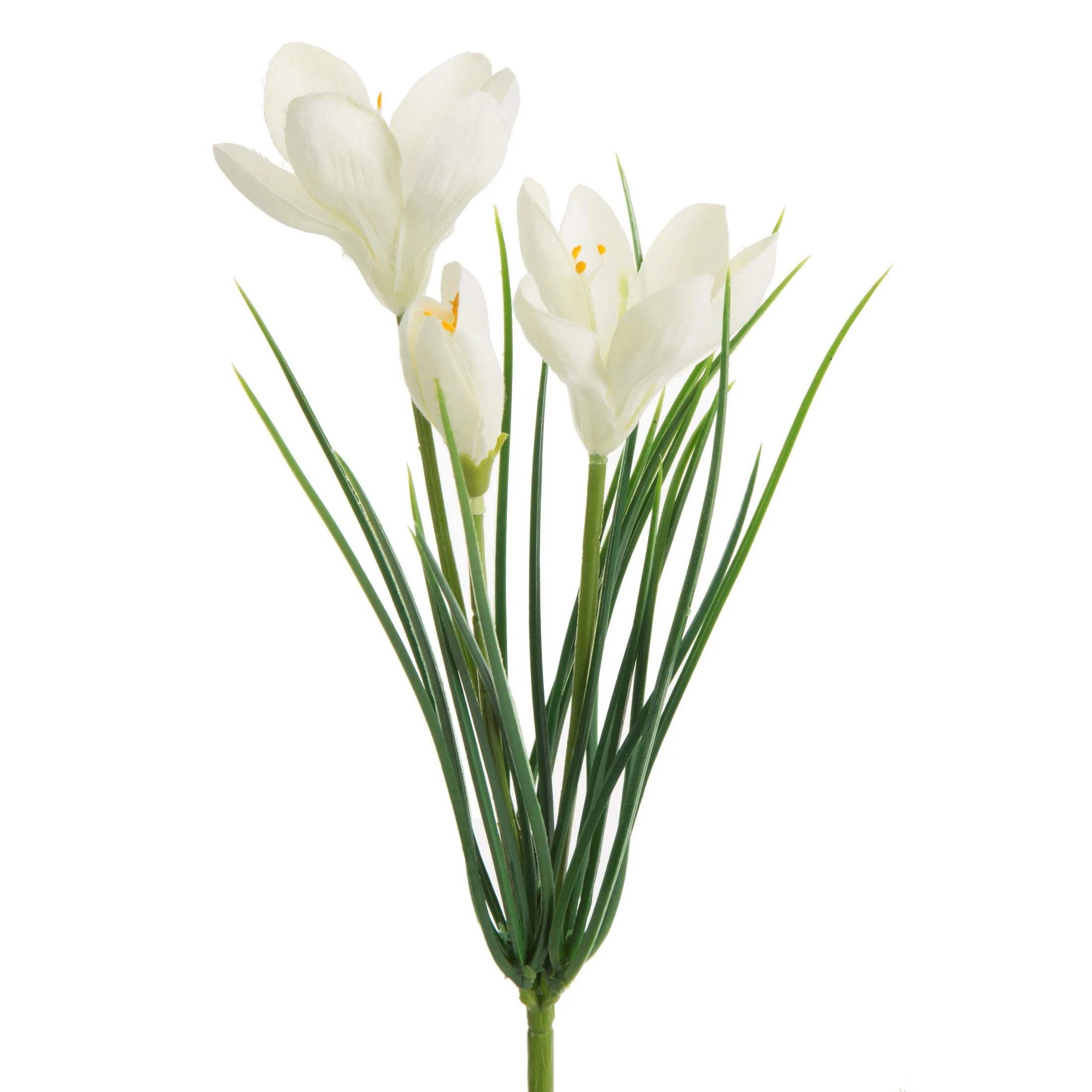 Kwiat sztuczny krokus kremowy 30 cm