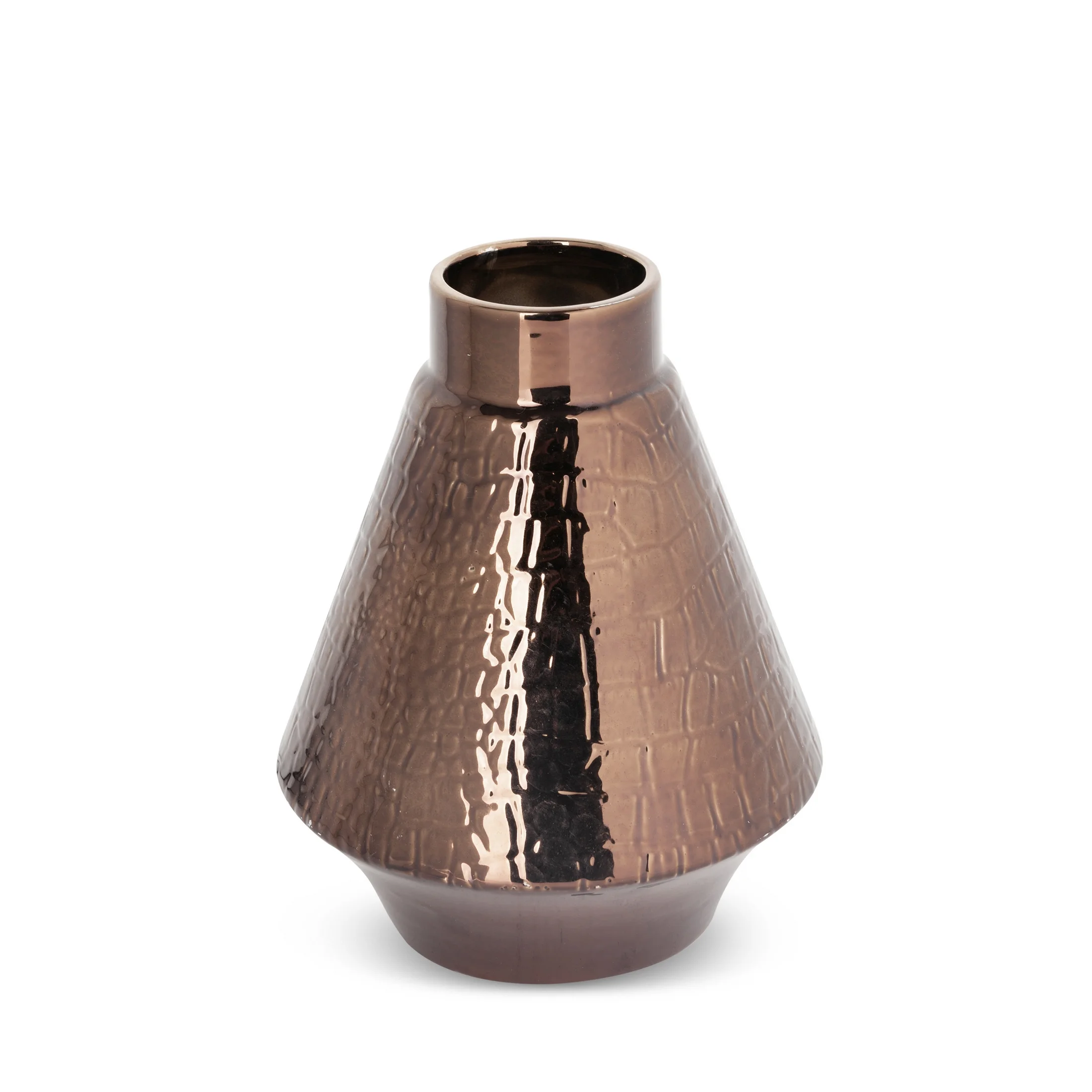 Wazon dekoracyjny ERNA z dolomitu brązowy | eurofirany