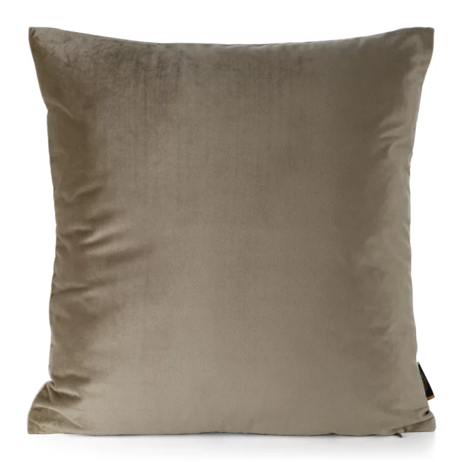 Poszewka na poduszkę 60x60 cm welwetowa beżowa ELORA Eurofirany Premium
