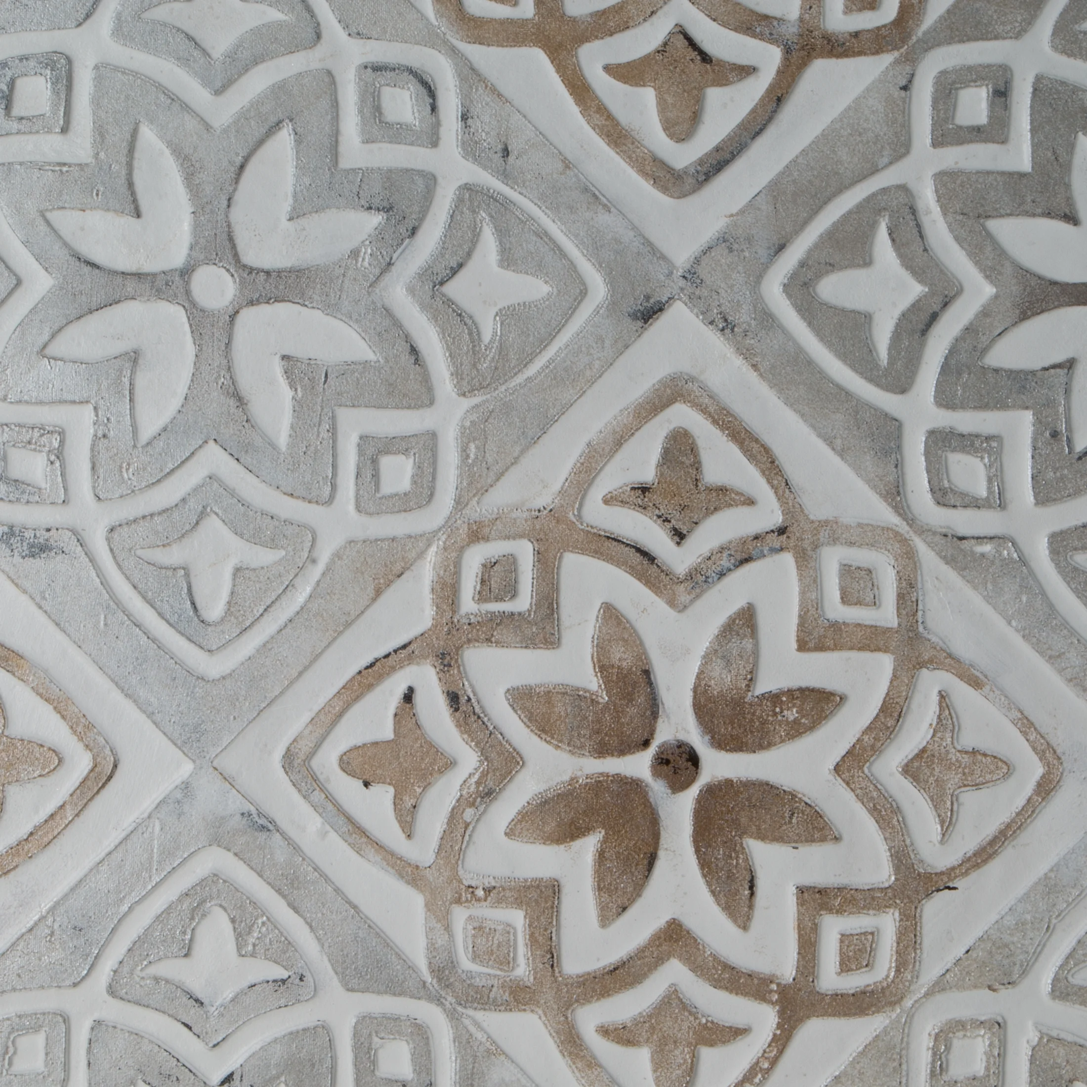 Obraz abstrakcja niebiesko, pomarańczowy ręcznie malowany na płótnie 80x80 cm ORAMENTS