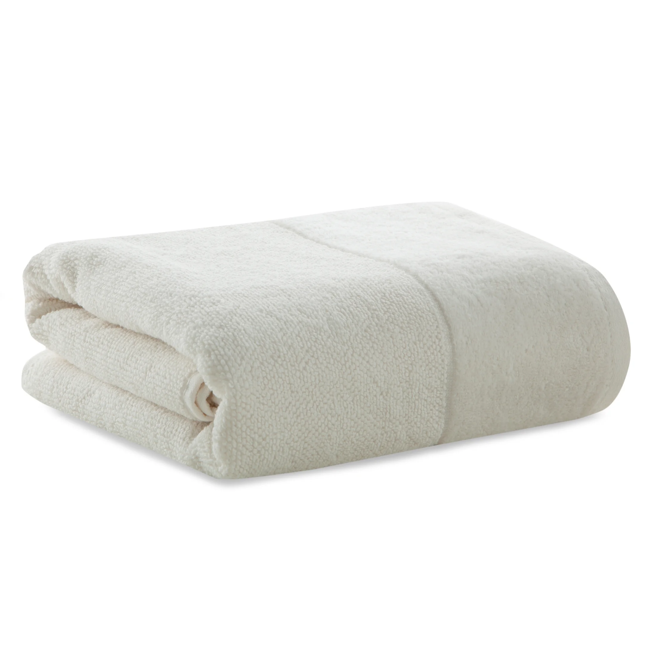 Ręcznik do rąk 30x50 cm bawełniany kolor kremowy zdobiony welwetową bordiurą 500 g/m2 FERO