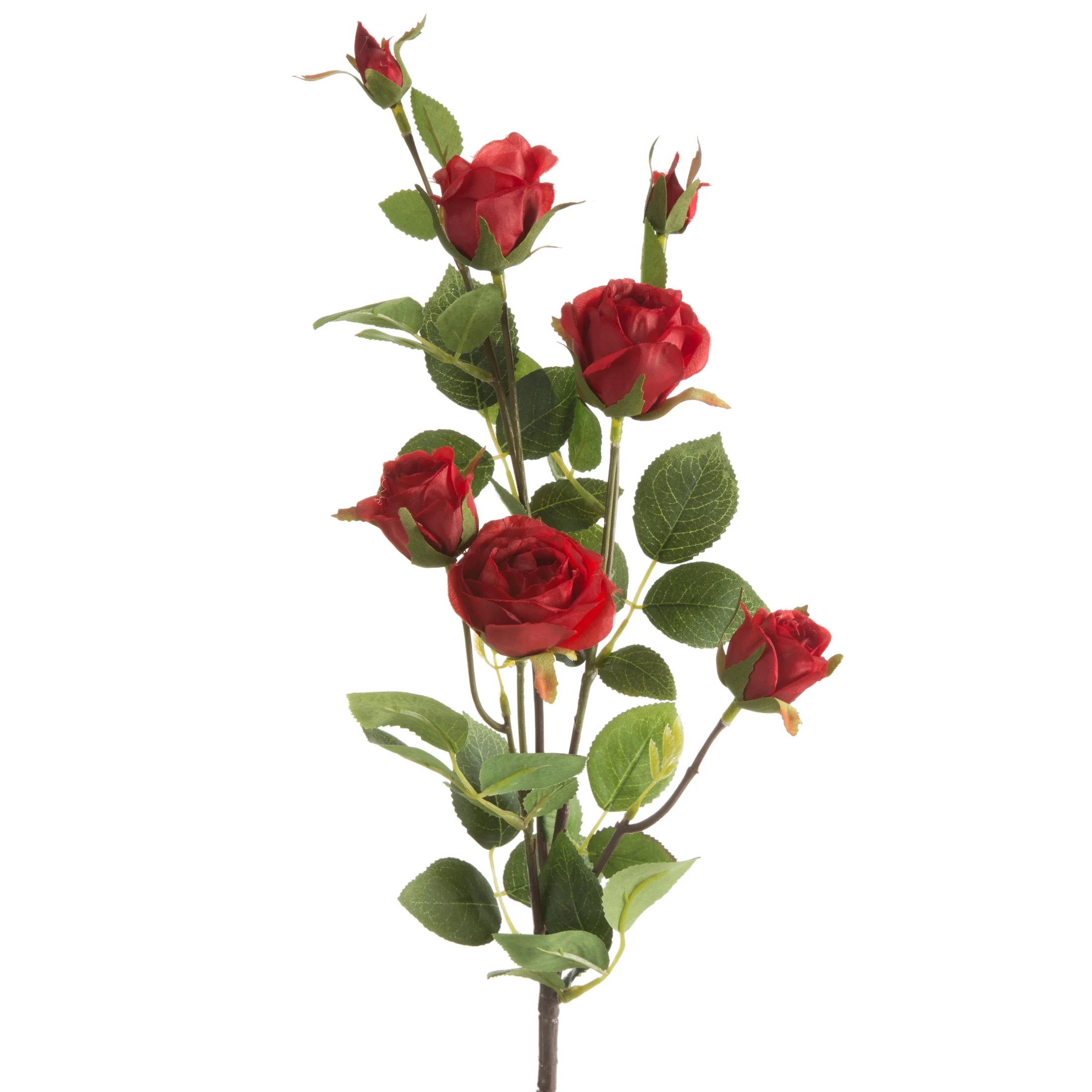 Kwiat sztuczny róża czerwona 75 cm