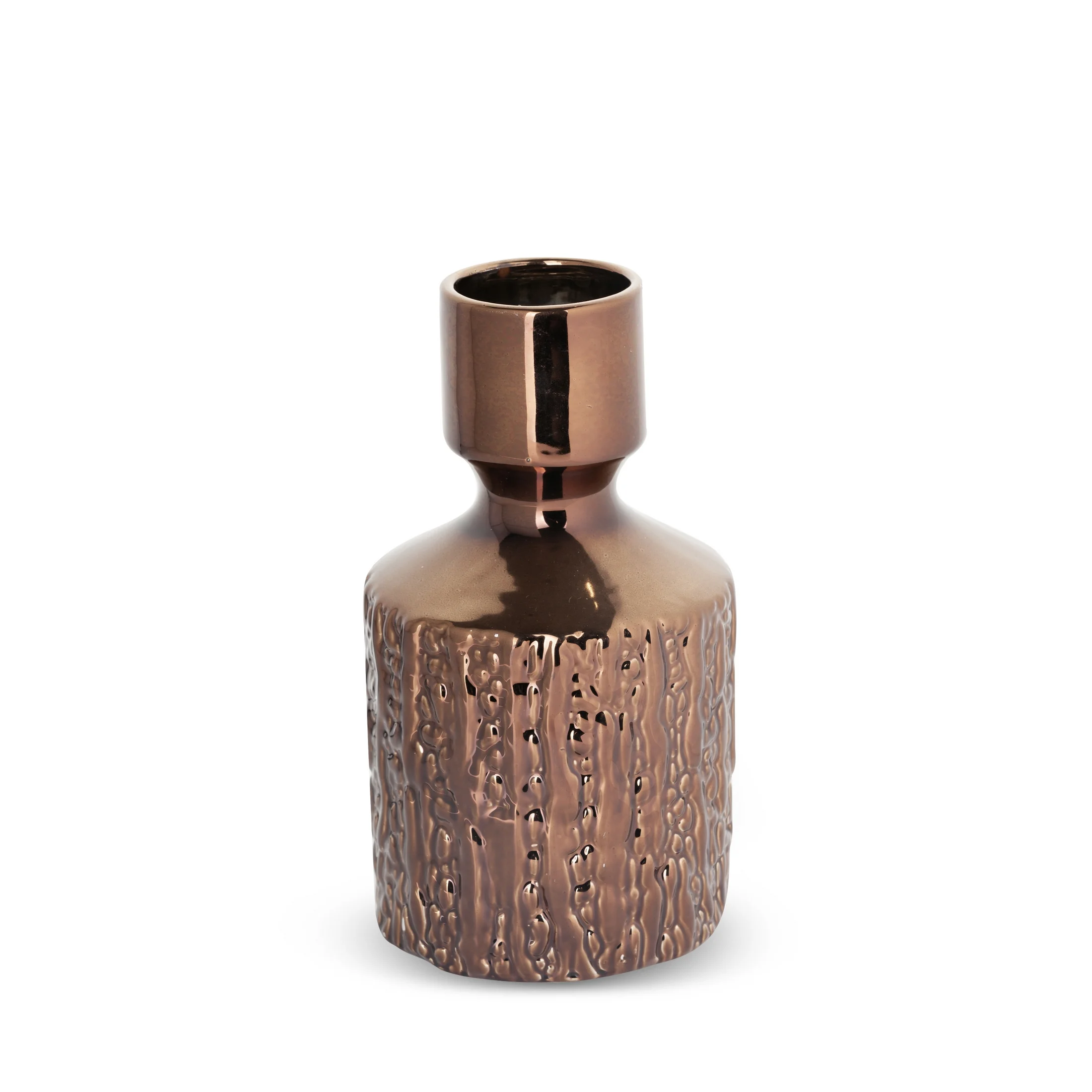 Wazon dekoracyjny ERNA z dolomitu brązowy | eurofirany