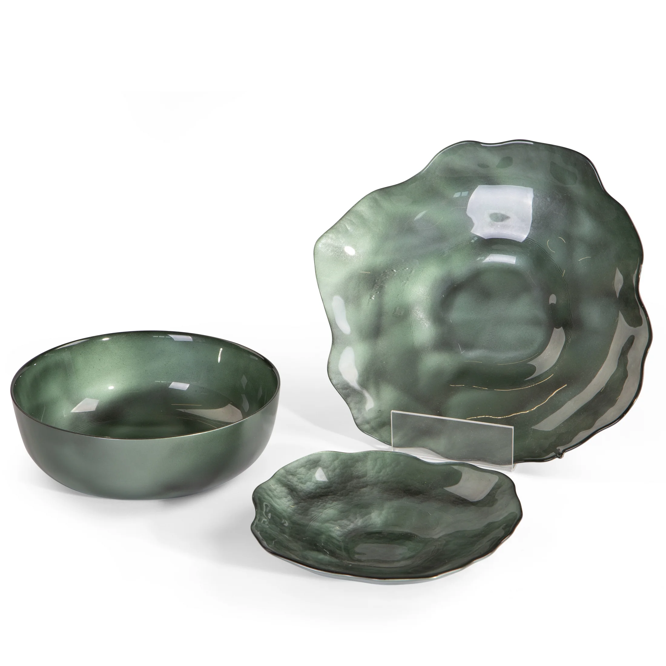 Patera NIKOL z barwionego szkła artystycznego