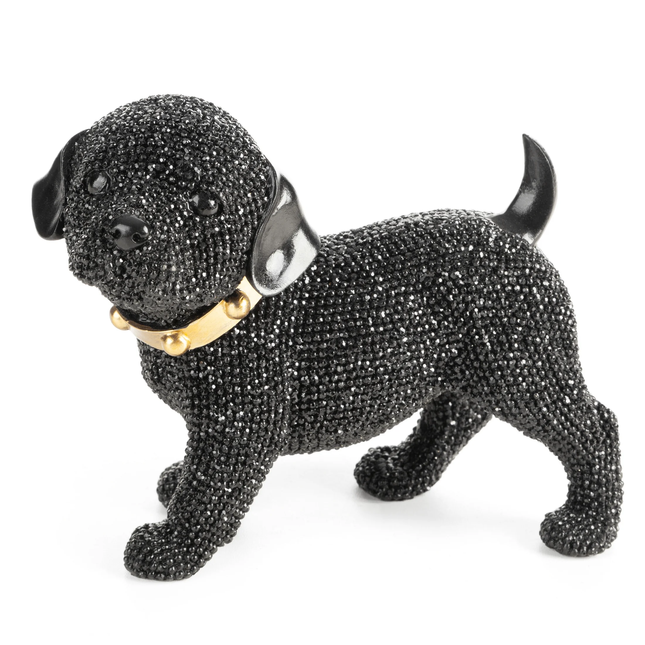 PIES - figurka dekoracyjna ELDO o drobnym strukturalnym wzorze | eurofirany