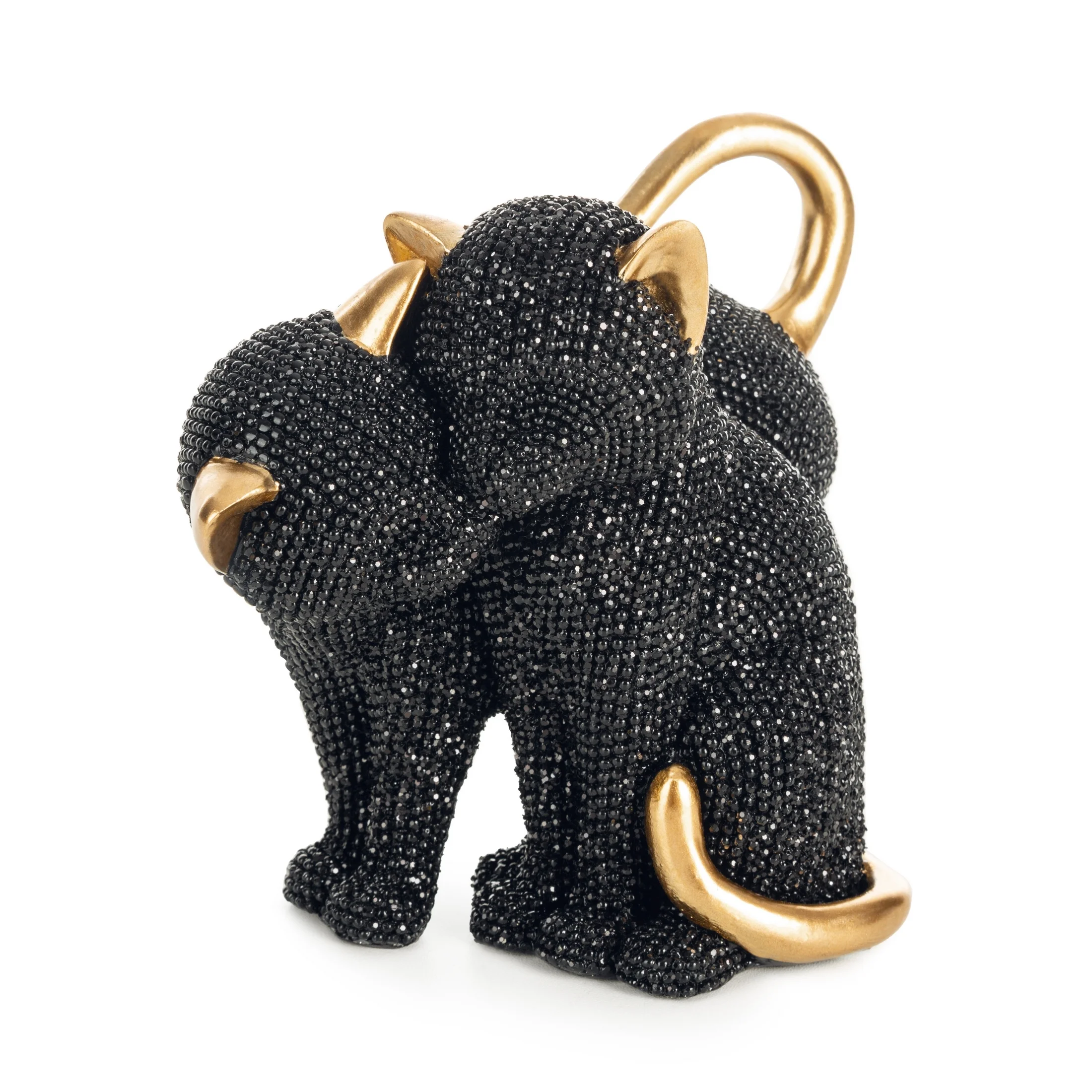 KOT - figurka dekoracyjna ELDO 3 o drobnym strukturalnym wzorze | eurofirany