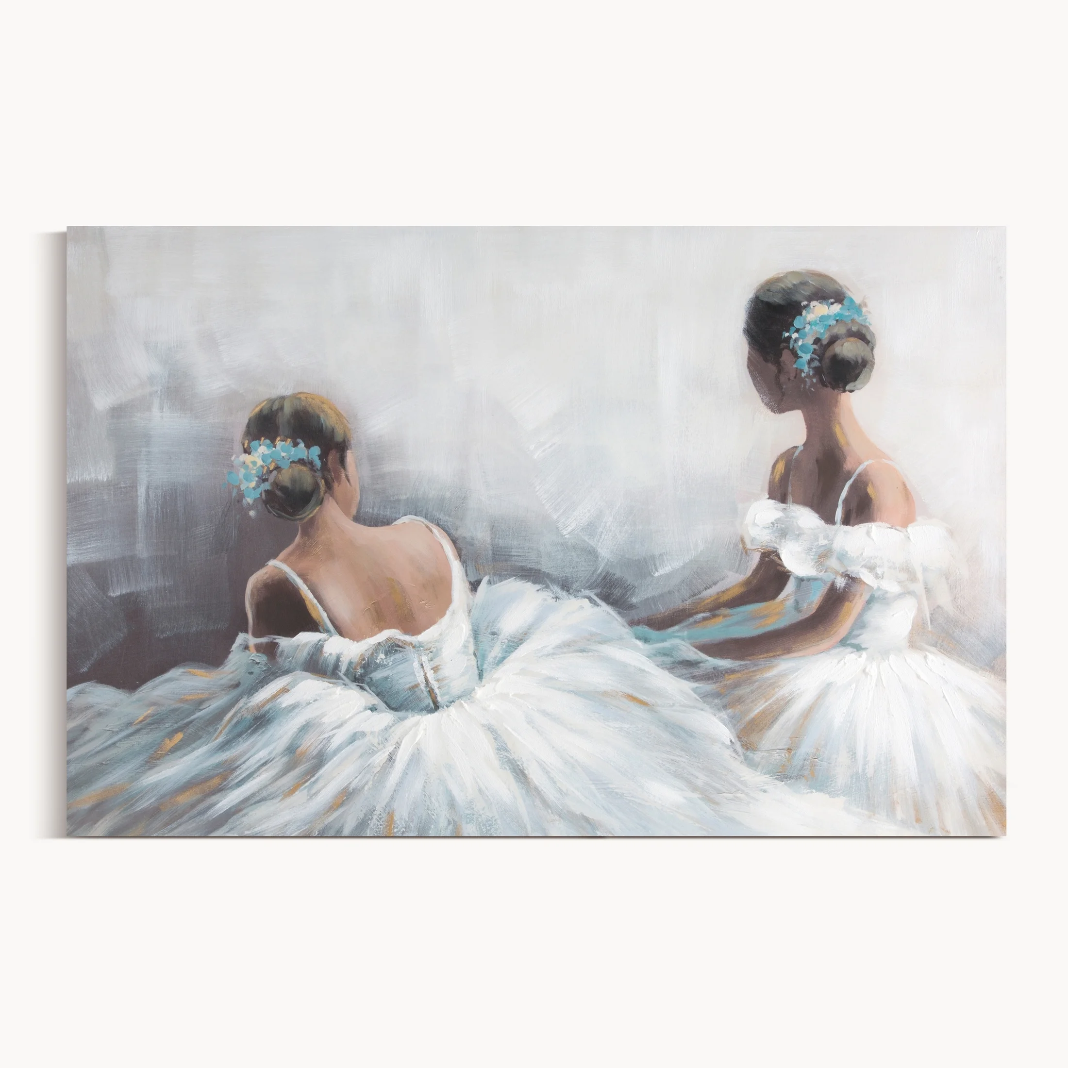 Ręcznie malowany obraz na płótnie BALETNICA | eurofirany