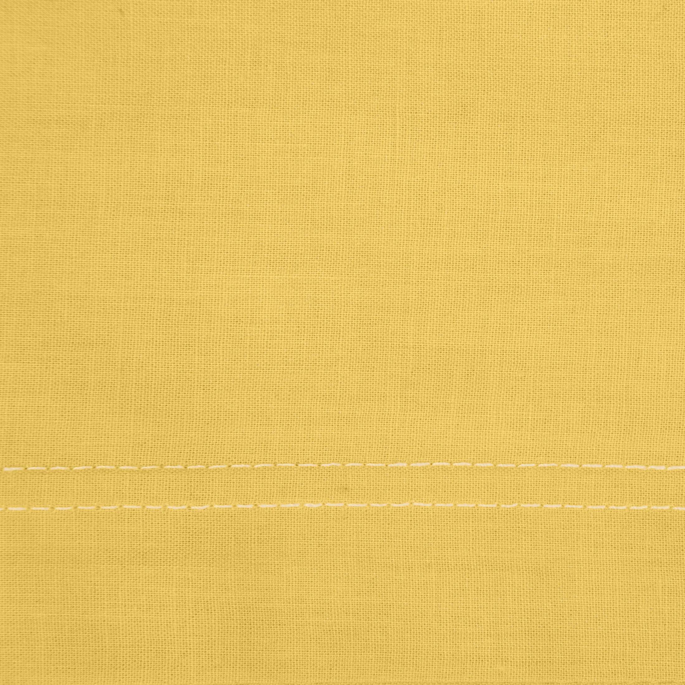 Poszwa na kołdrę 180x200 cm z bawełny z połyskiem kolor musztardowy NOVA COLOUR