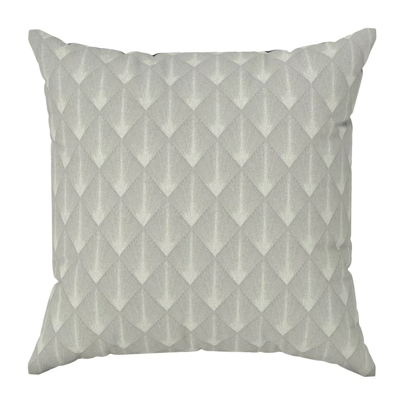 Poszewka na wymiar beżowo złota z tkaniny w elegancki geometryczny wzór z błyszczącą nicią
