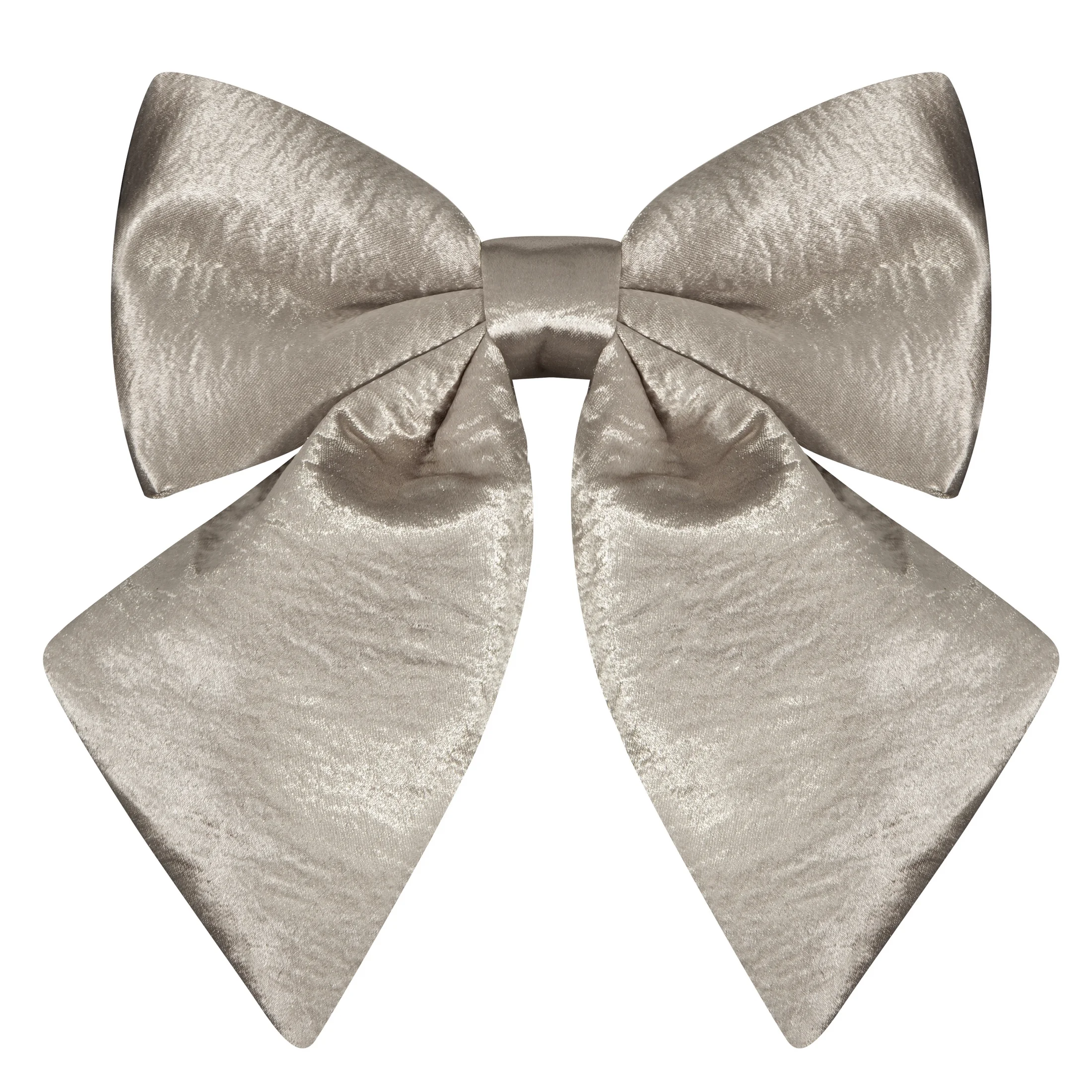 Świateczna KOKARDA z lśniącej satynowej tkaniny |