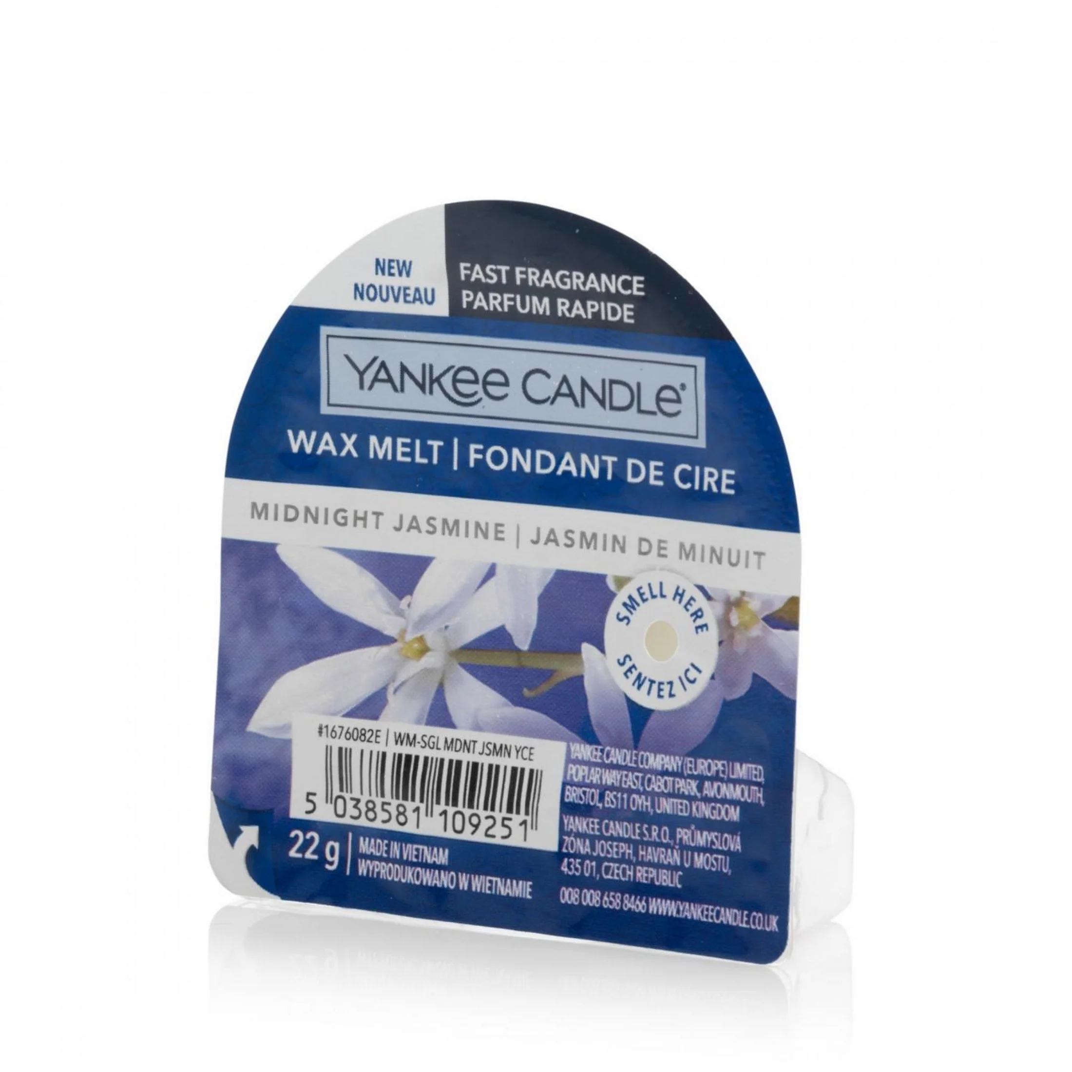 YANKEE CANDLE - Wosk zapachowy do kominka - Midnight Jasmine