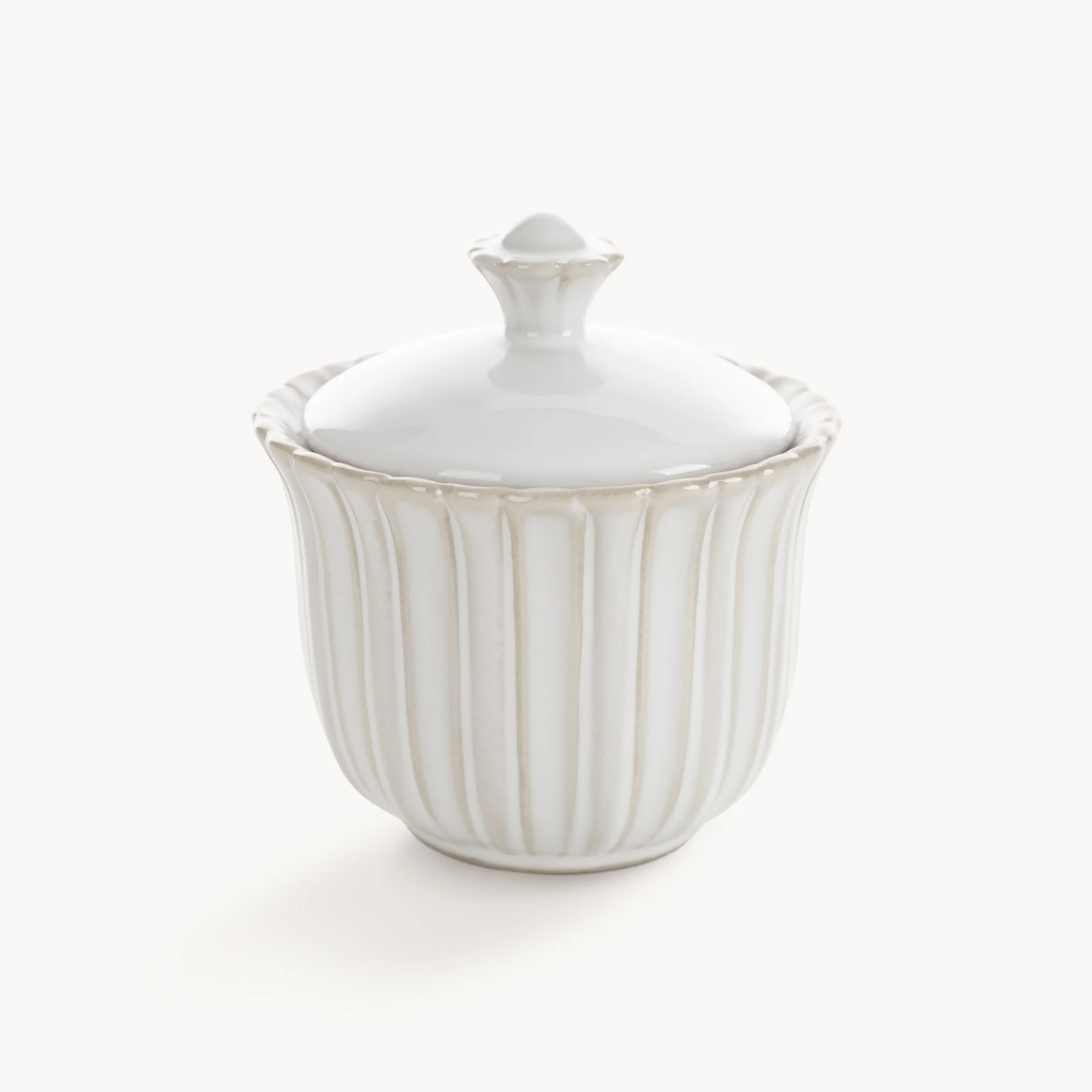 Pojemnik dekoracyjny AVRIL z przecieranym wzorem w stylu eko