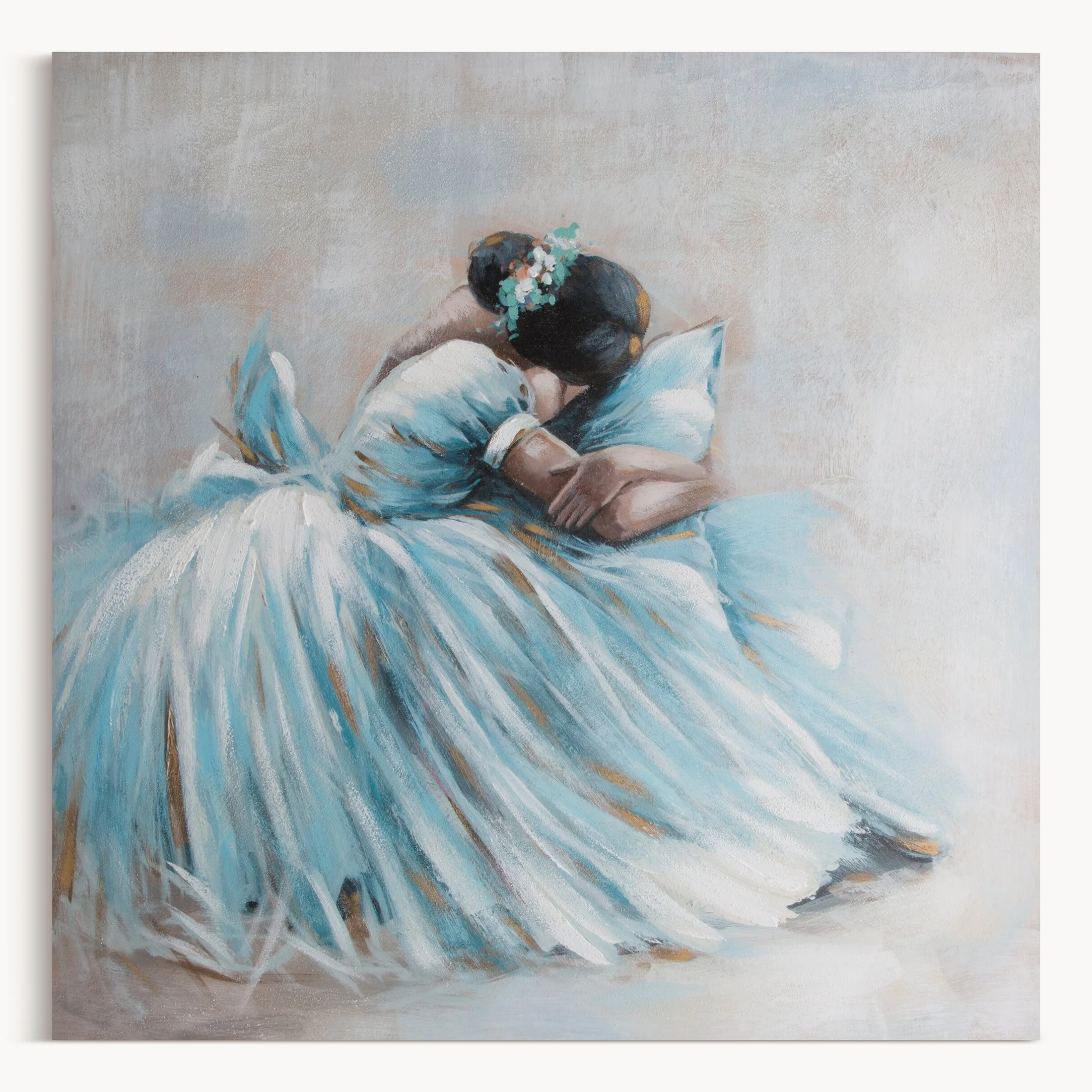 Ręcznie malowany obraz na płótnie BALETNICA | eurofirany