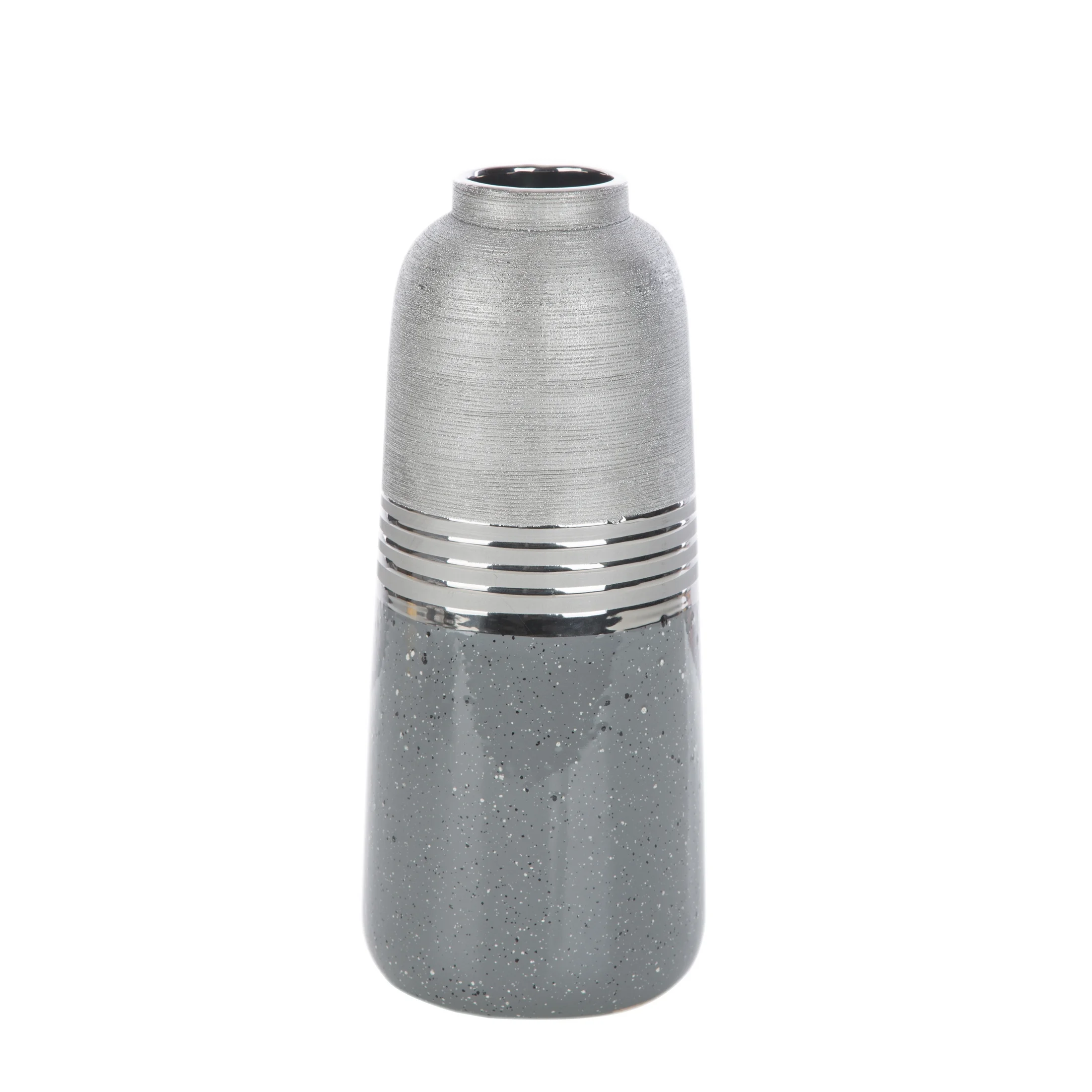 Wazon ceramiczny NELI o łączonych fakturach, nowoczesny | eurofirany