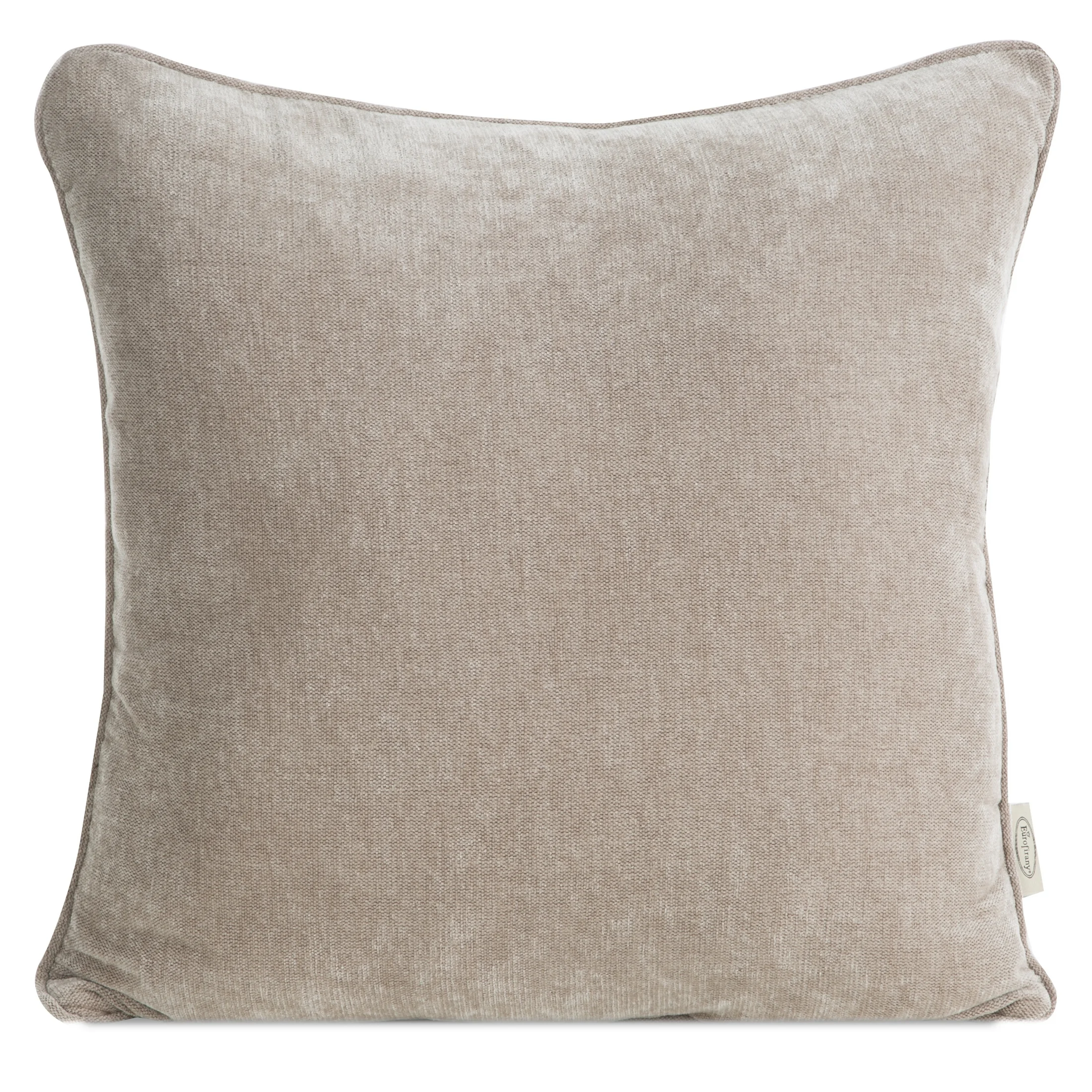 Poszewka na poduszkę 45x45 cm szenilowa, beżowa NILO | eurofirany