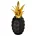 Figurka czarno-złota ananas średnica 10x25 cm  ESTEL