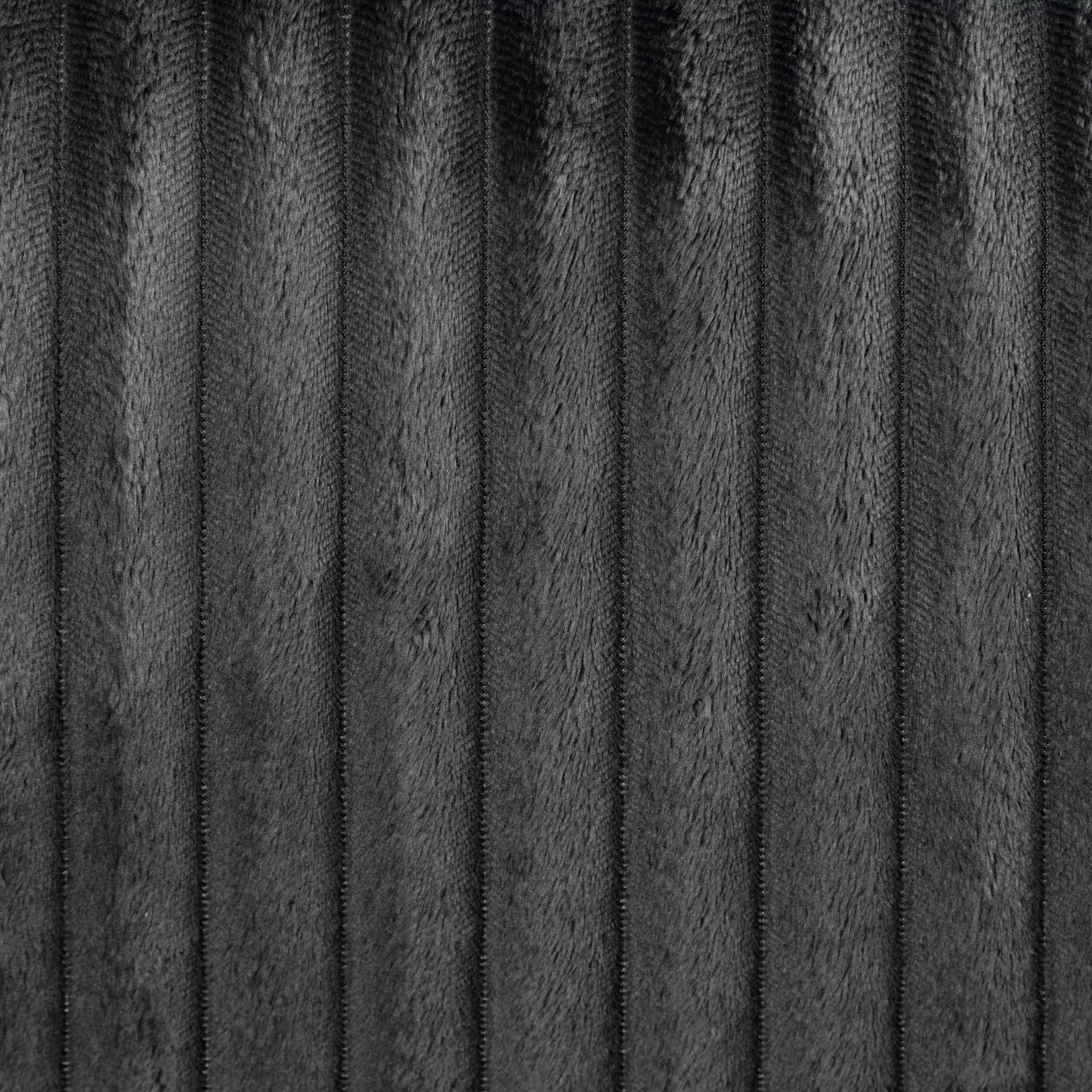 Koc flano 170x210 cm stalowy zdobiony wytłaczanym wzorem z efektem 3D SOFT Design 91