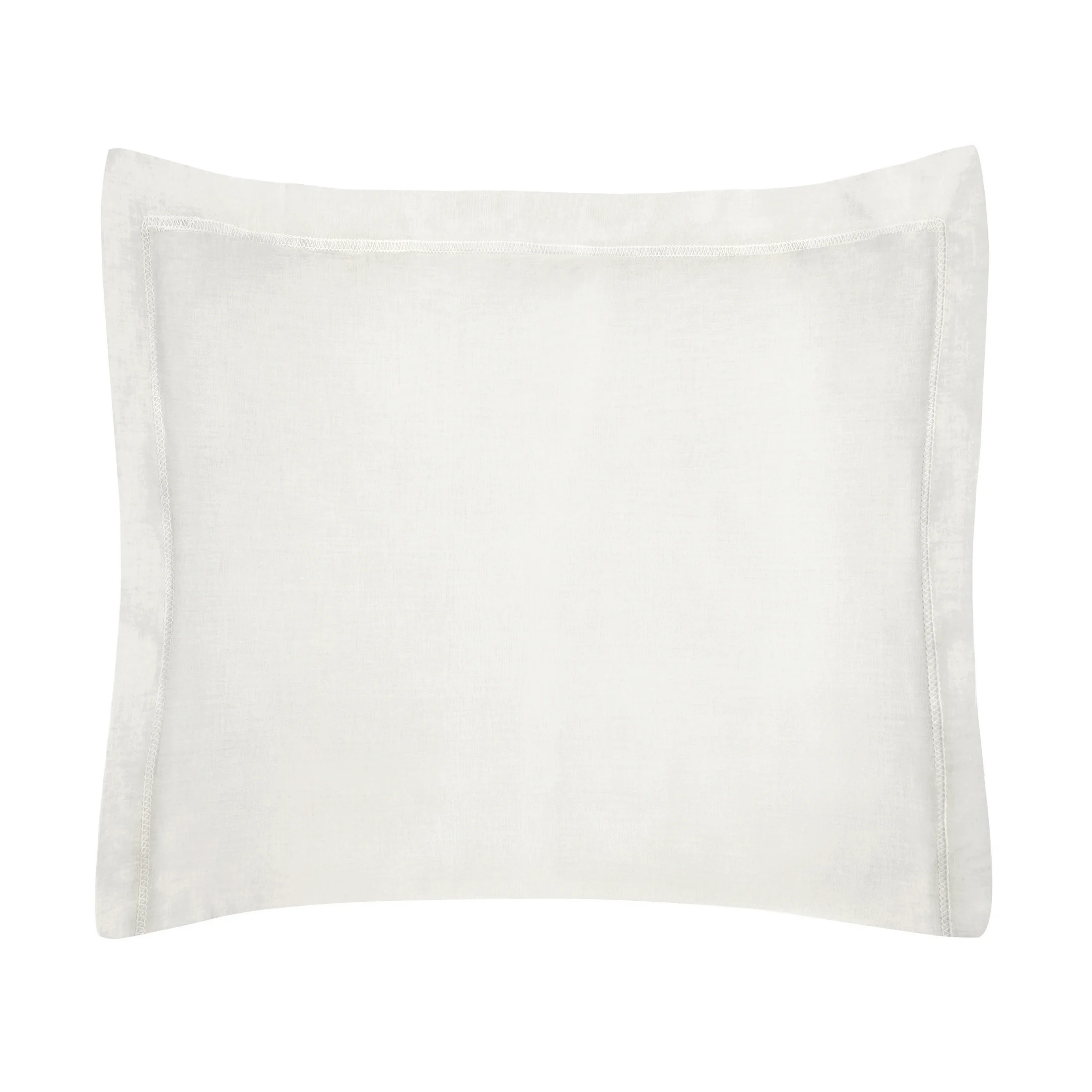 Poszewka na poduszkę 50x70 cm bawełniana kremowa z satynowym połyskiem i ozdobną kantą NOVA COLOUR | eurofirany