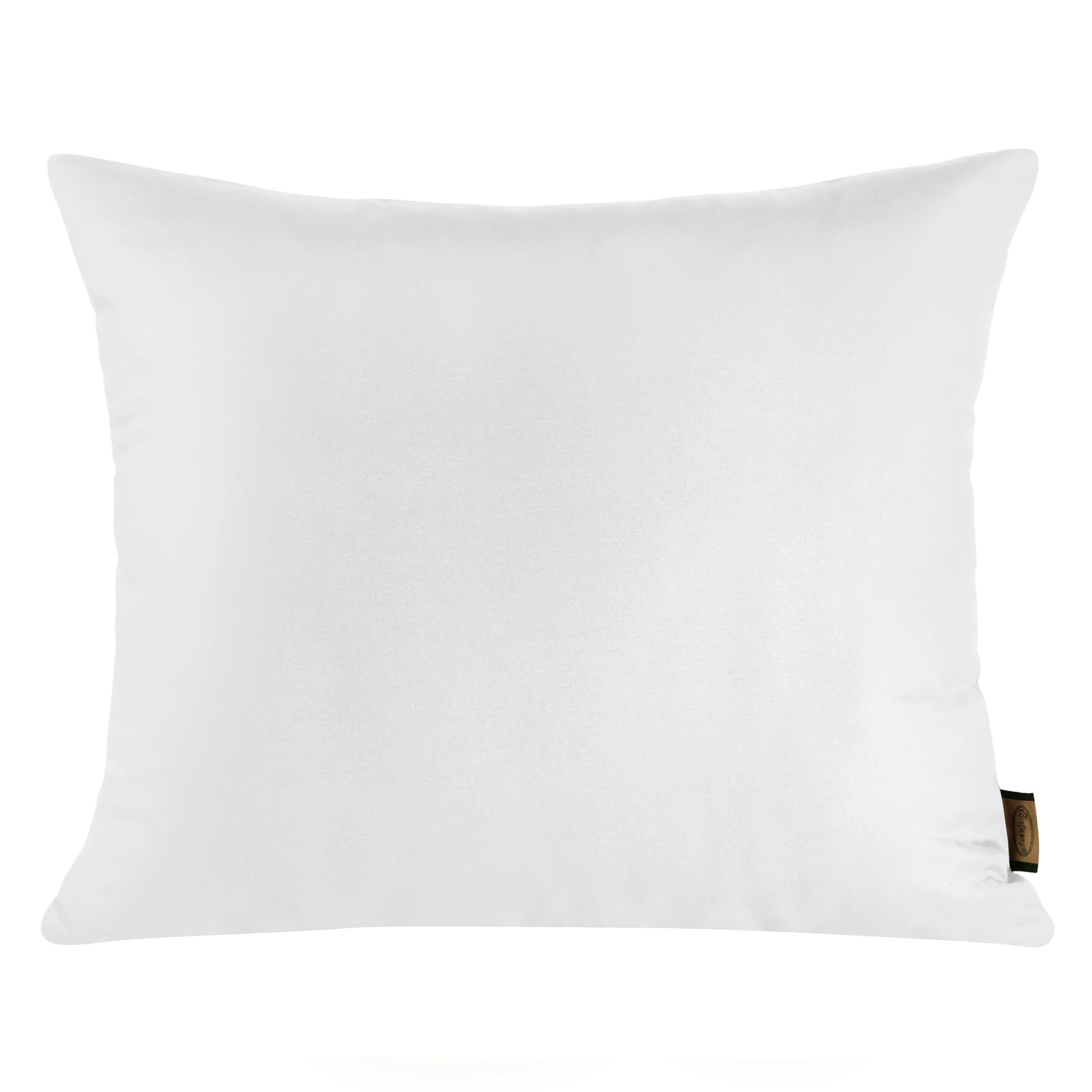 Poszewka na poduszkę 50x70 cm z satyny bawełnianej biała NOVA | eurofirany