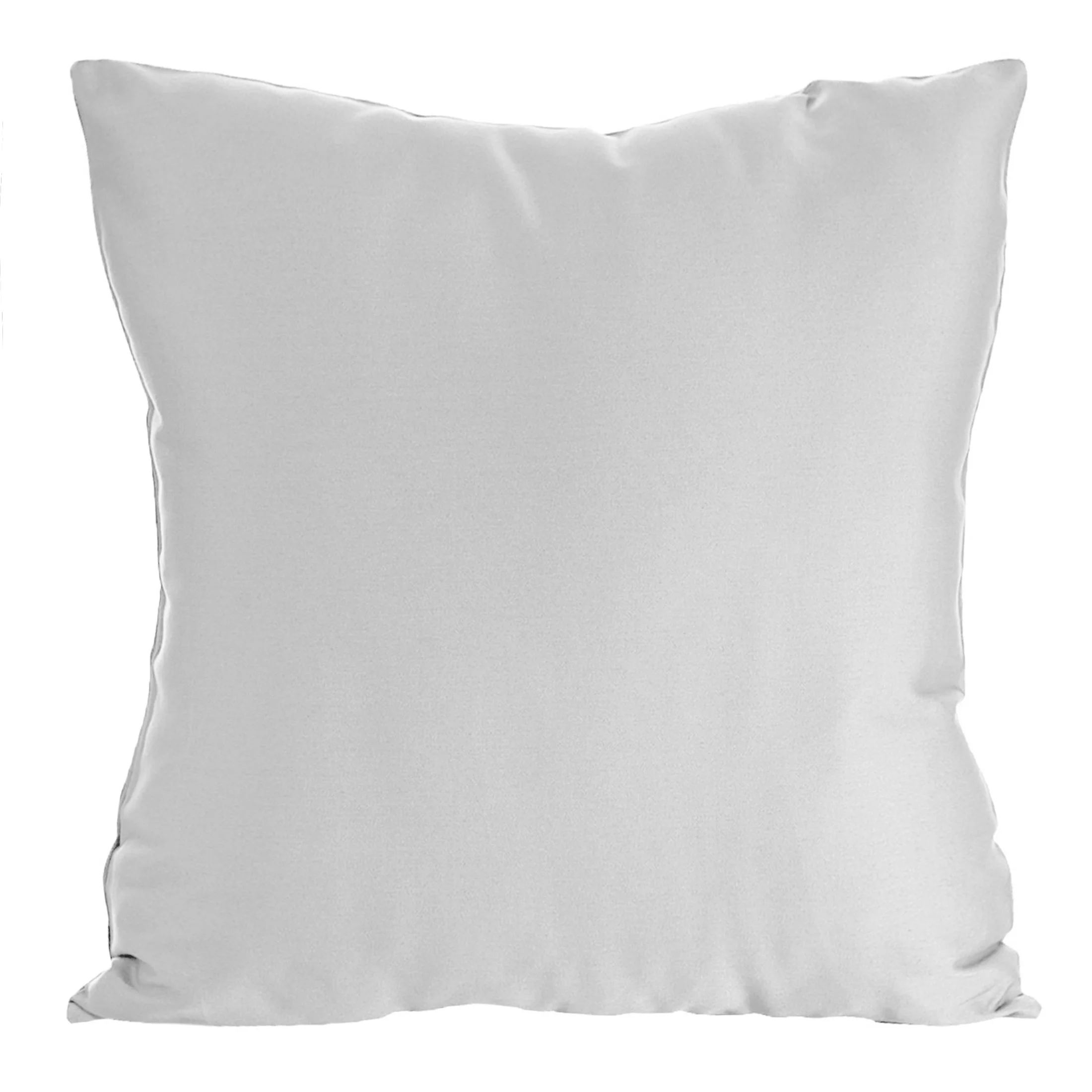 Poszewka na poduszkę 40x40 cm z satyny bawełnianej jasnoszara NOVA | eurofirany