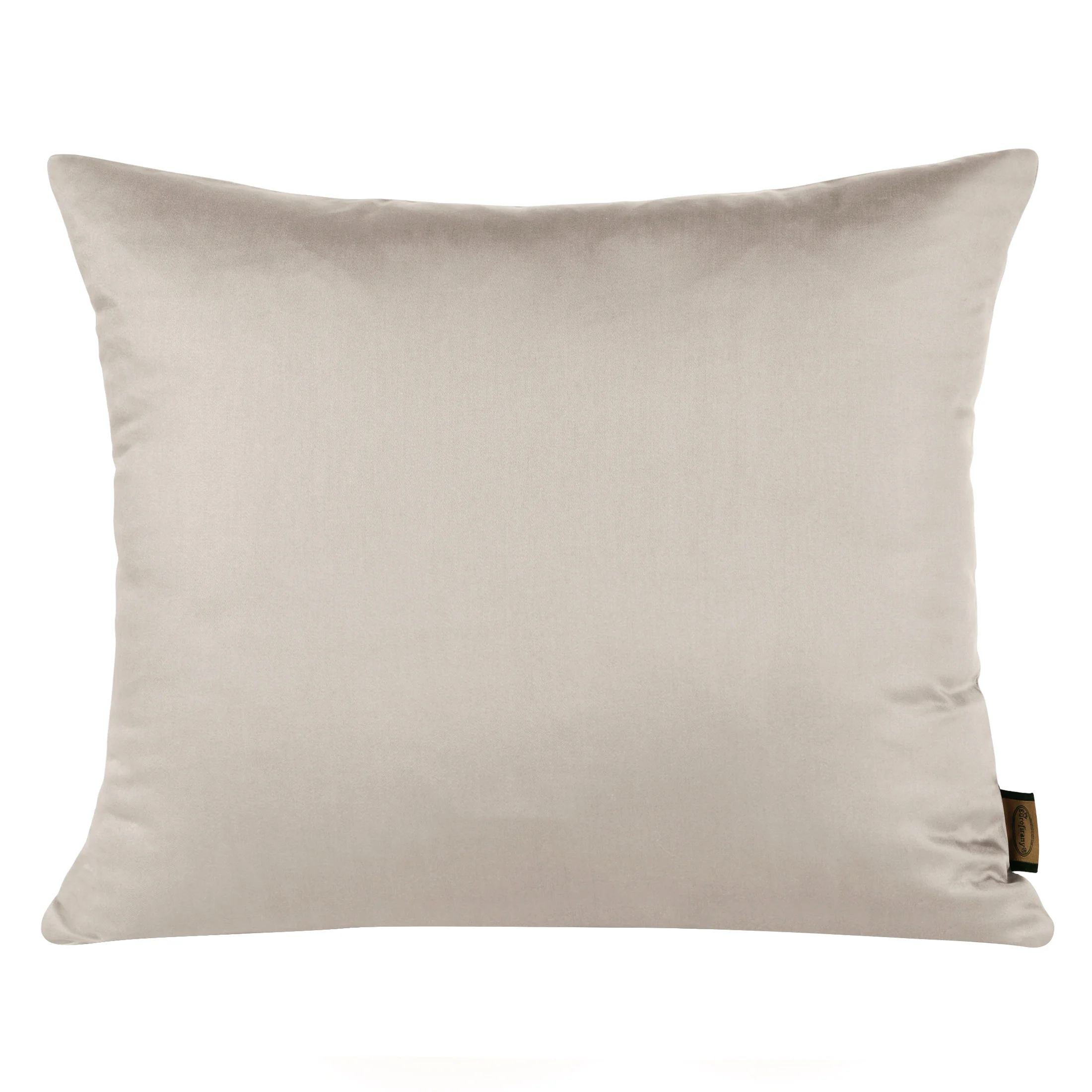 Poszewka na poduszkę 50x70 cm z satyny bawełnianej beżowa1 NOVA | eurofirany