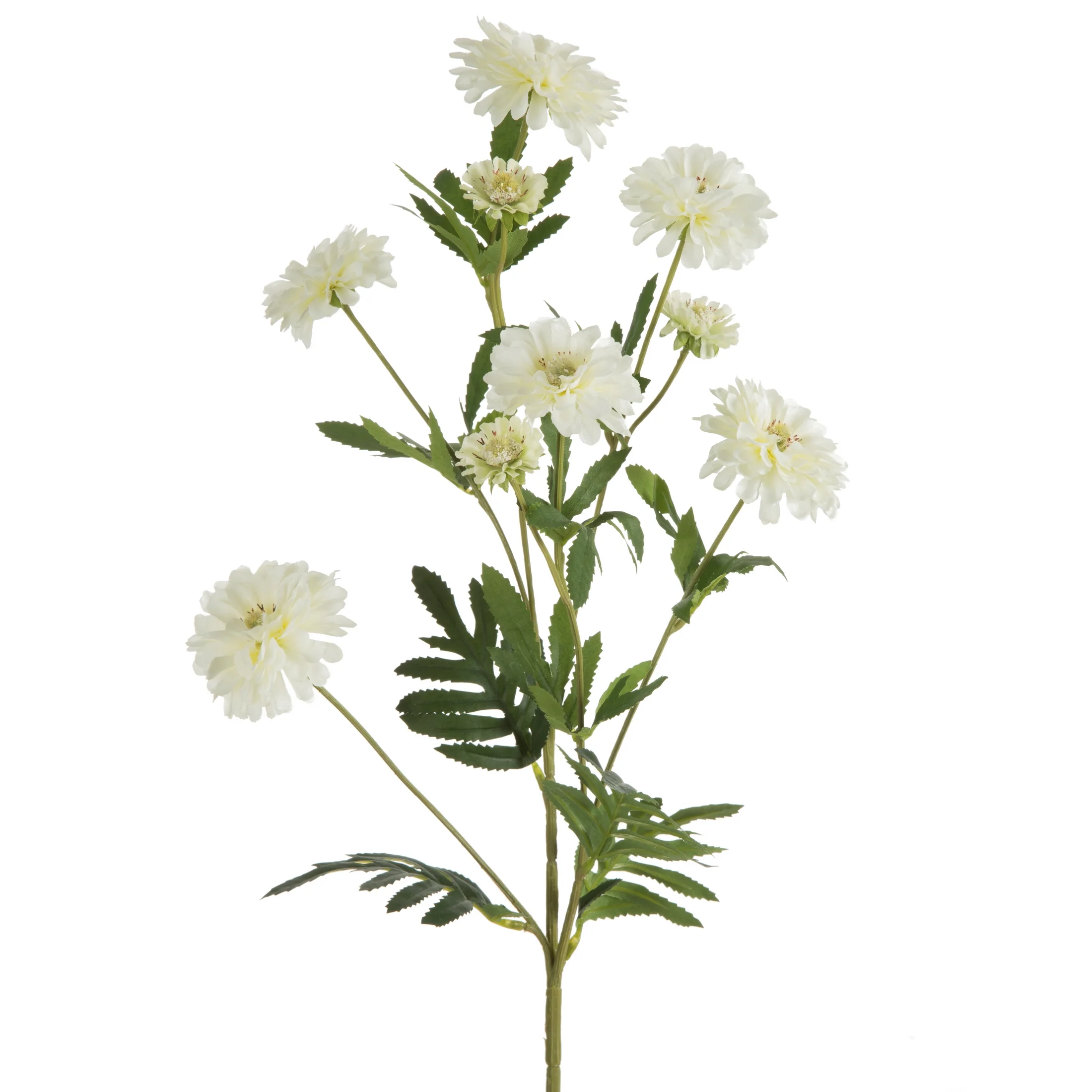 Kwiat sztuczny margaretki kremowy 82 cm