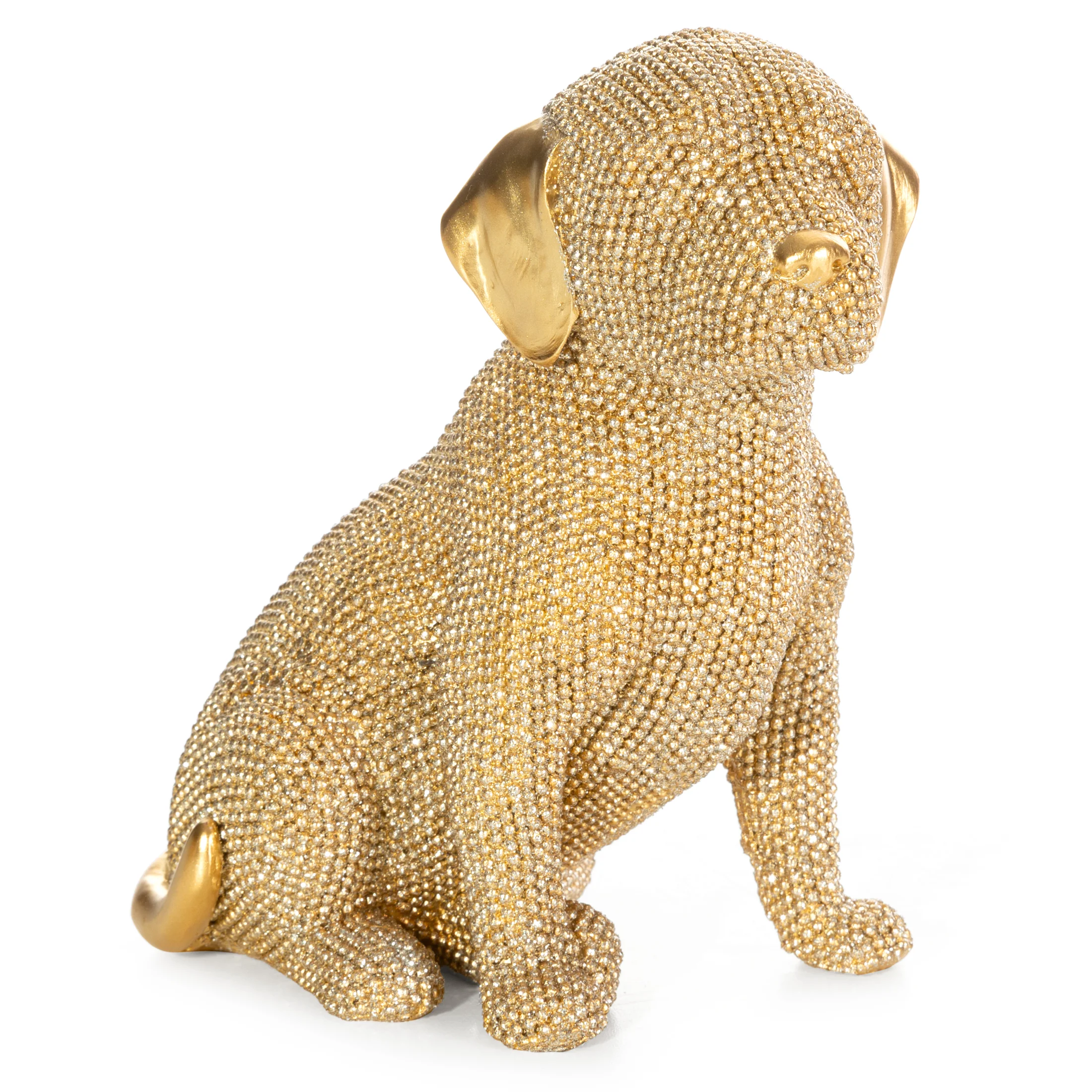 PIES - figurka dekoracyjna ELDO 2 o drobnym strukturalnym wzorze | eurofirany