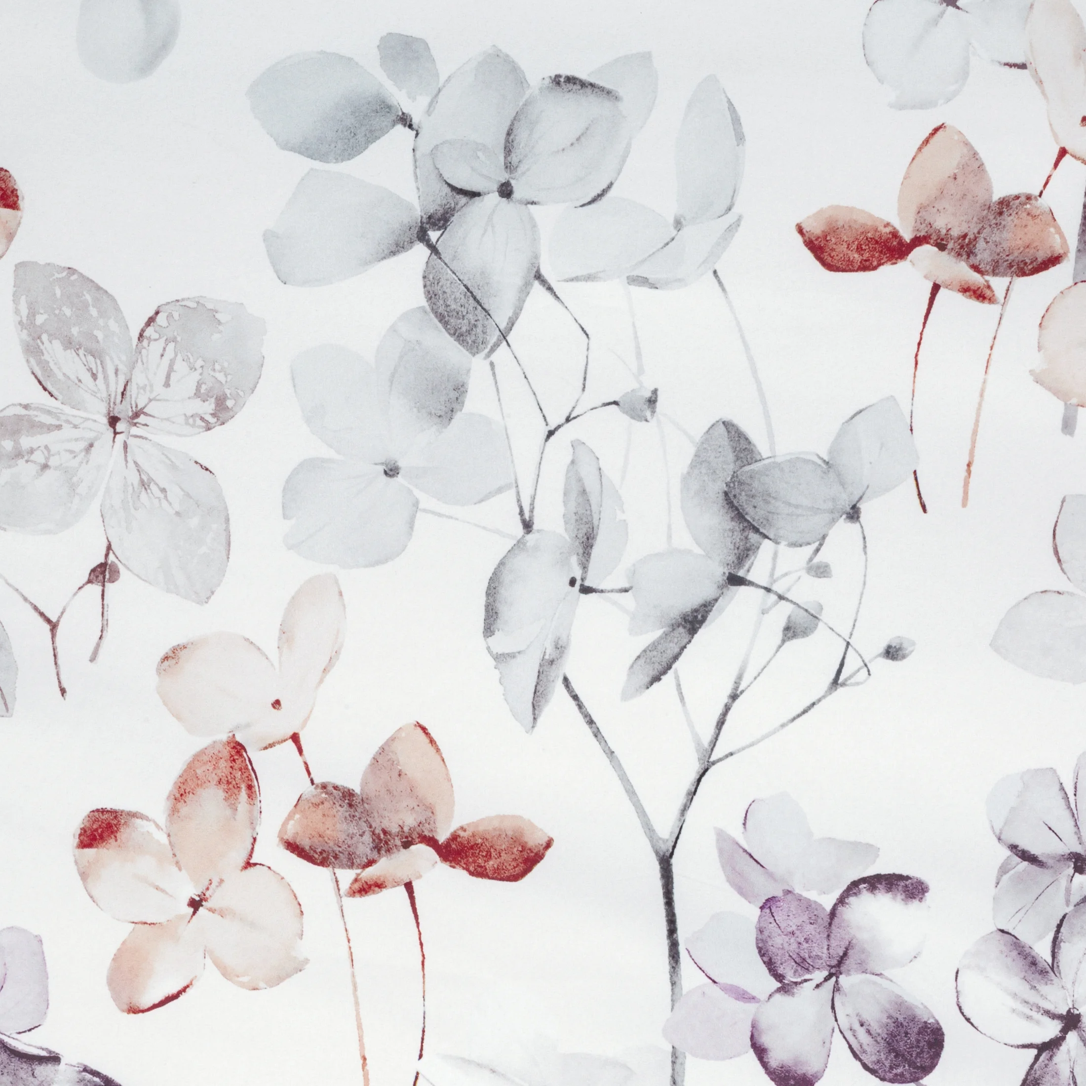 Pościel 160x200 cm komplet 3 częściowy kolor biało, pudrowy z motywem kwiatów VERONO7 design 91