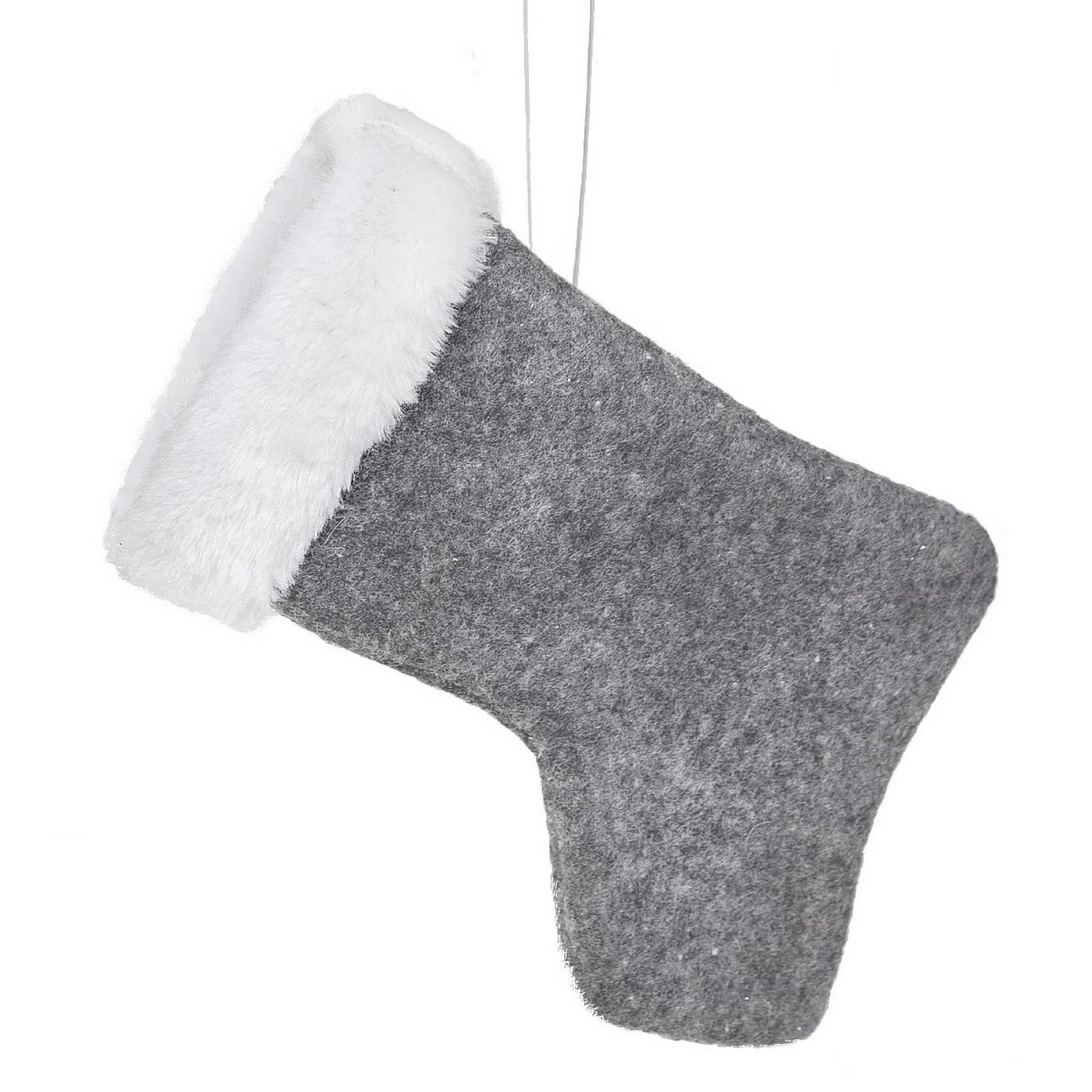 Ozdoba choinkowa PLUSH skarpeta z miękkiego filcu | eurofirany