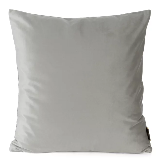 Poszewka na poduszkę 60x60 cm welwetowa srebrna ELORA Eurofirany Premium