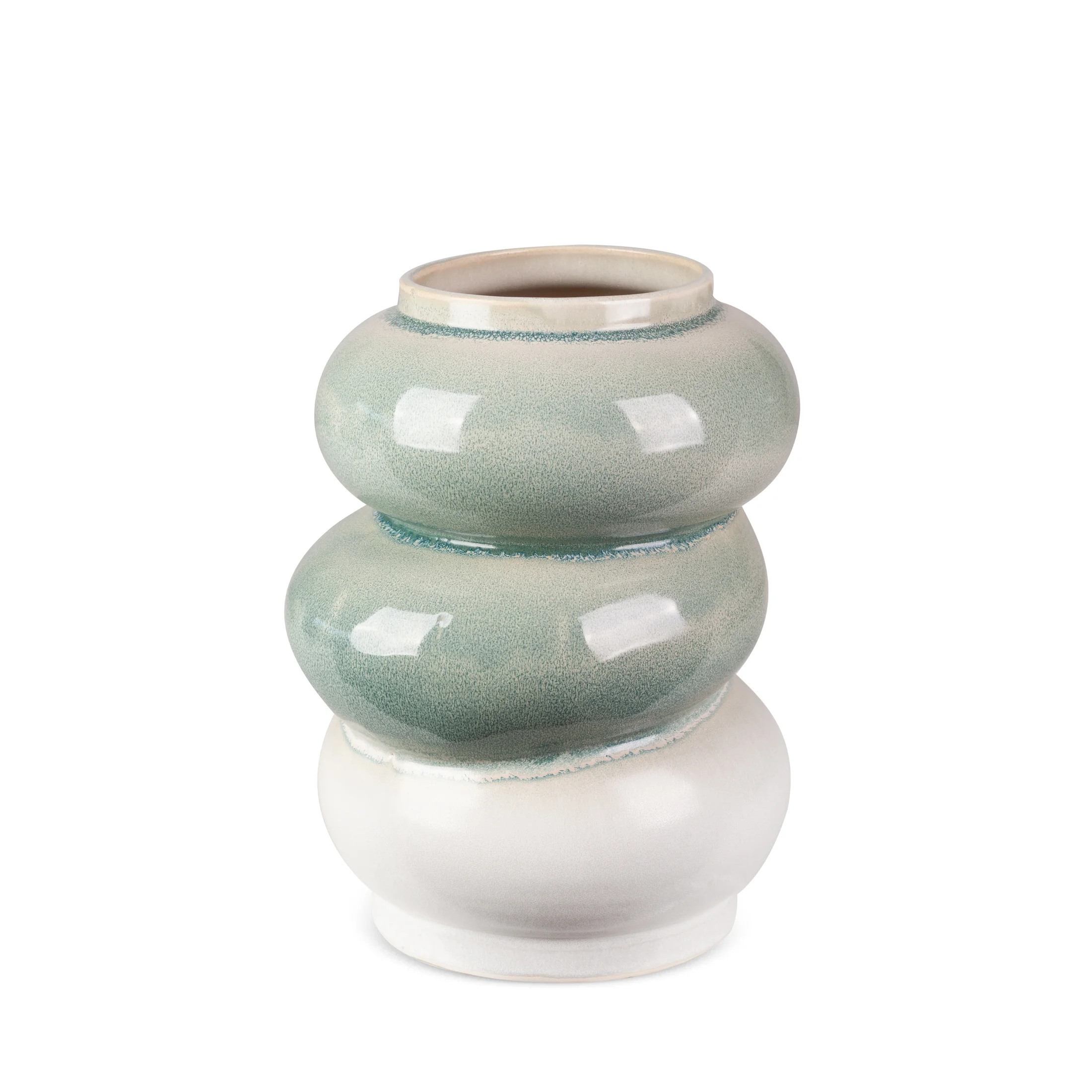 Wazon ceramiczny LIANA w stylu boho z efektem ombre | eurofirany