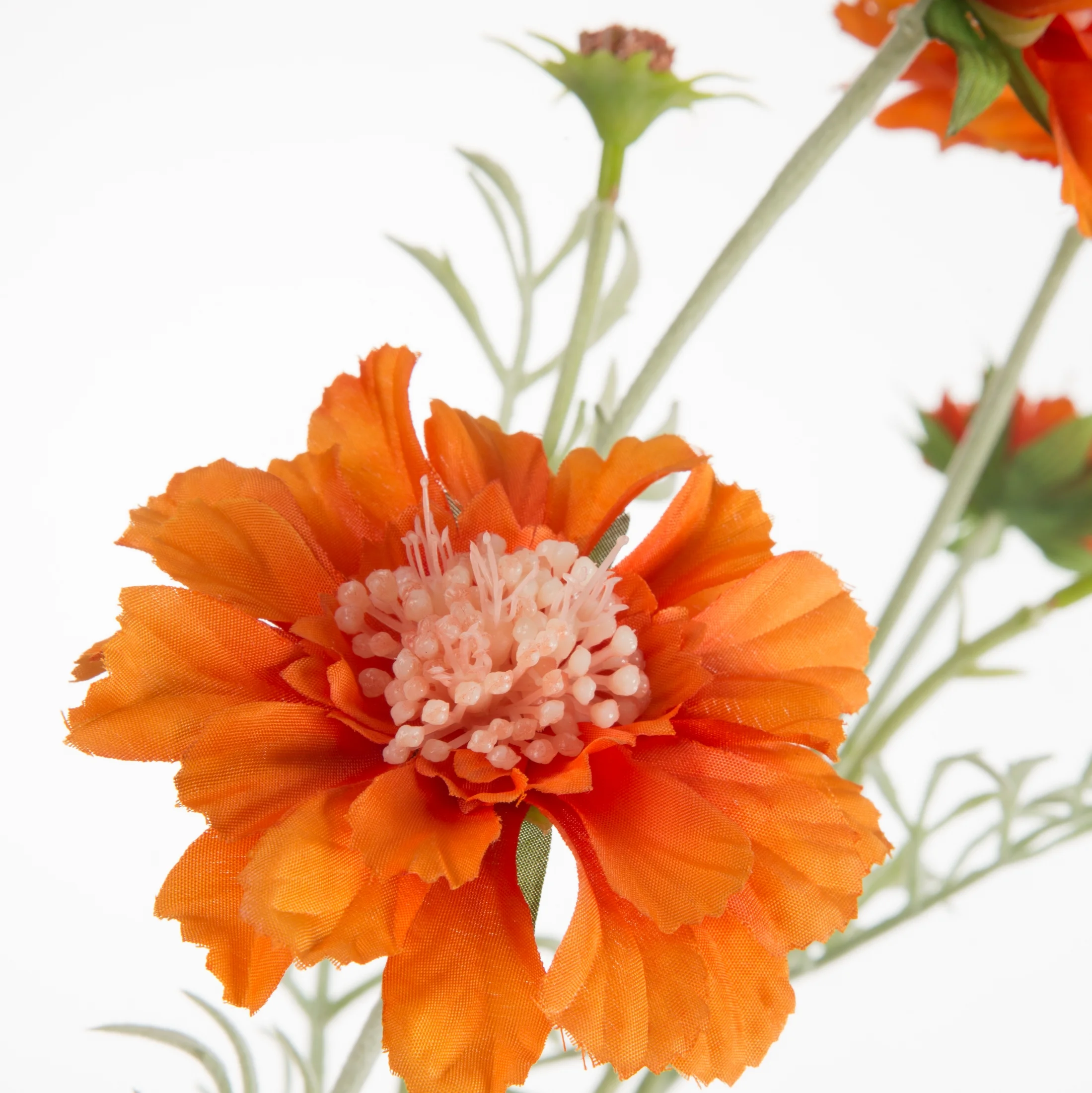 Kwiat sztuczny pomarańczowy 59 cm