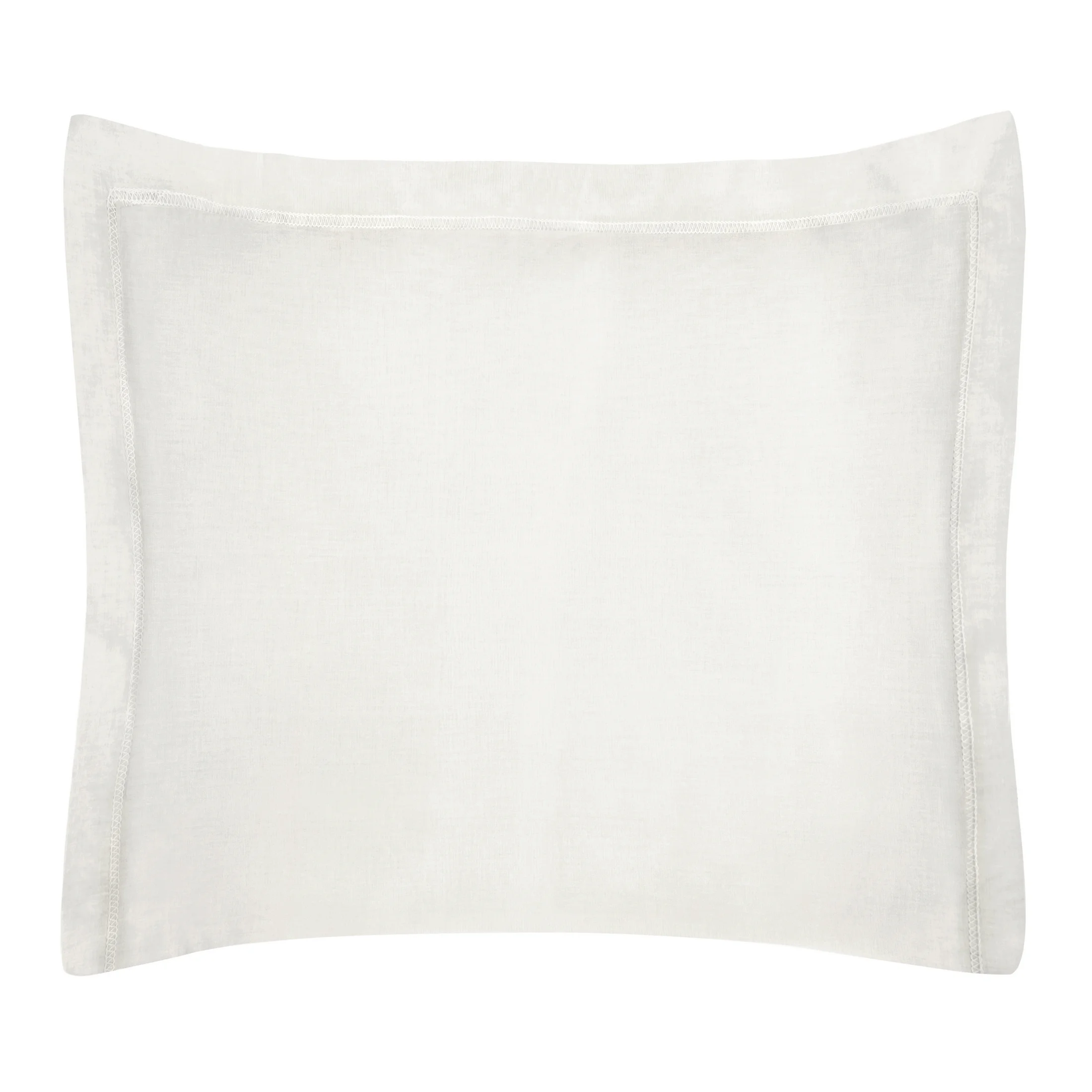 Poszewka na poduszkę 70x80 cm bawełniana kremowa z satynowym połyskiem i ozdobną kantą NOVA COLOUR | eurofirany