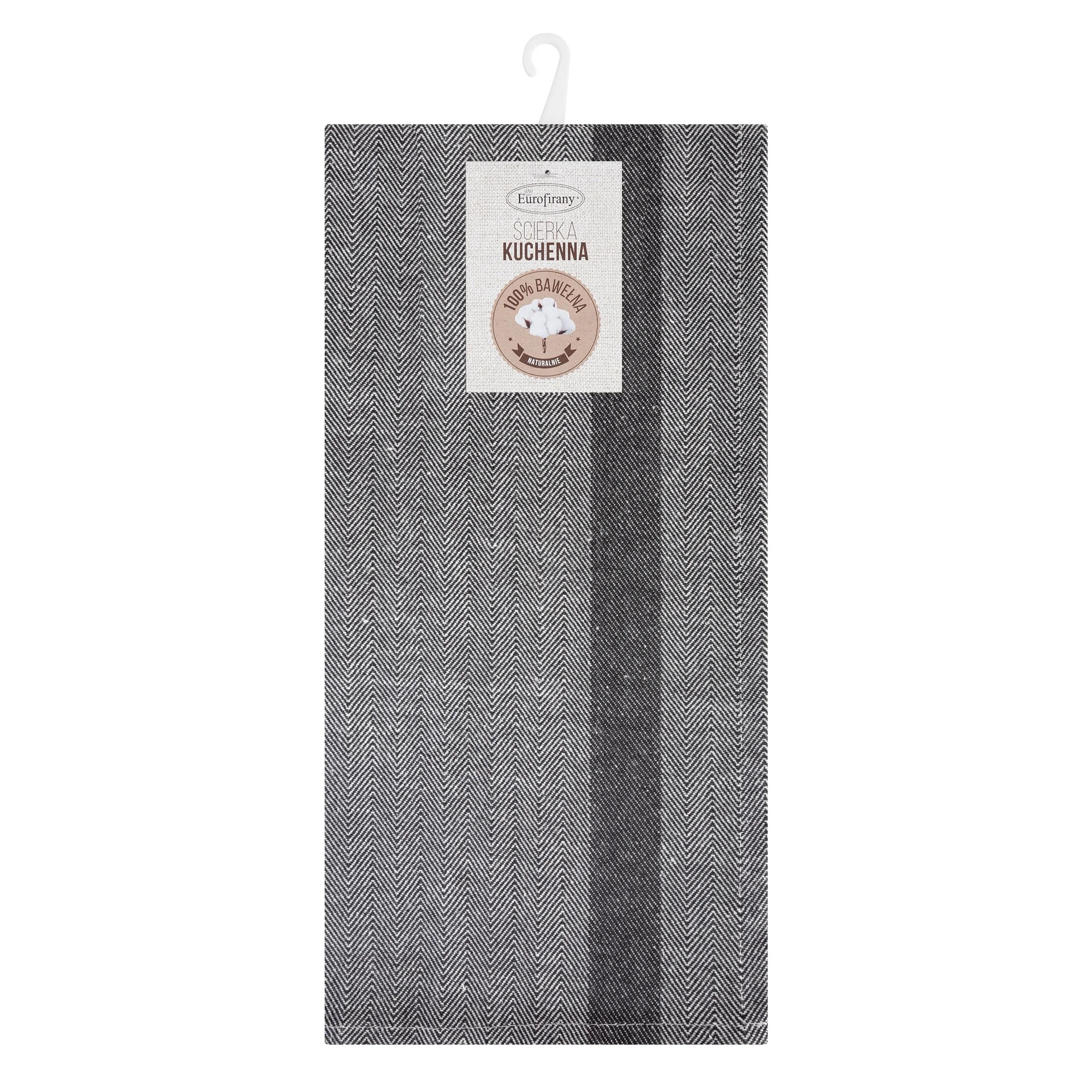Ściereczka kuchenna 50x70 cm bawełniana kolor stalowy 200 g/m2 OLIVIA