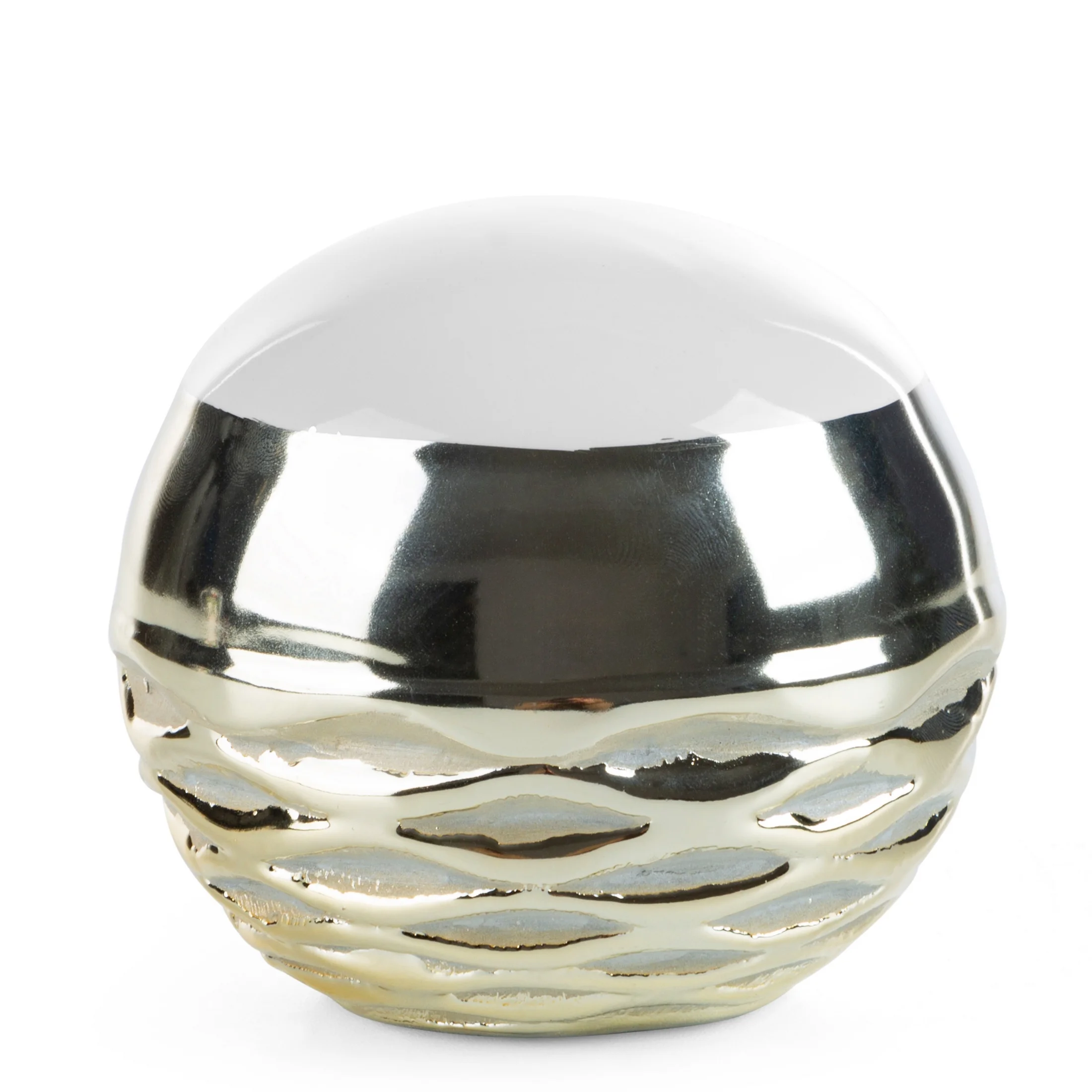 Kula dekoracyjna DOLY zdobiona wytłaczanym wzorem | eurofirany