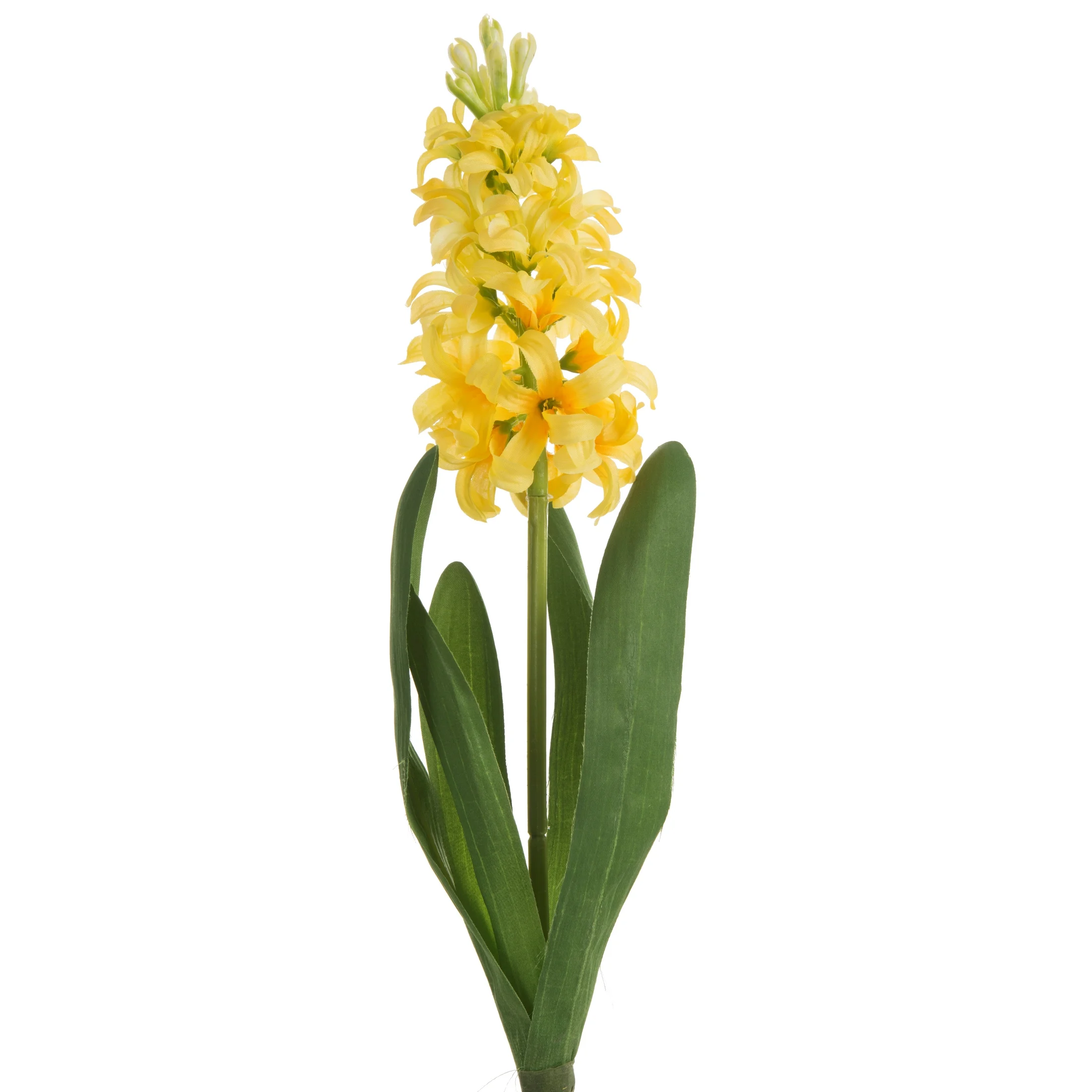 Kwiat sztuczny hiacynt żółty 45 cm